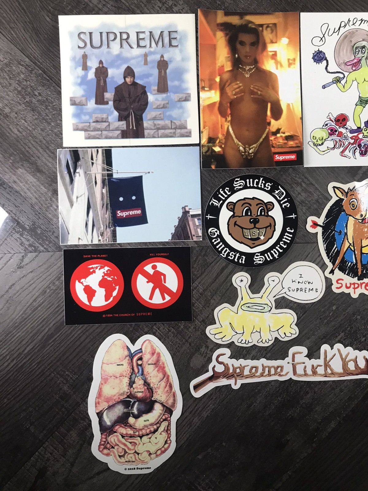 Supreme 10x Supreme Stickers Lot Size ONE SIZE - 2 Thumbnail