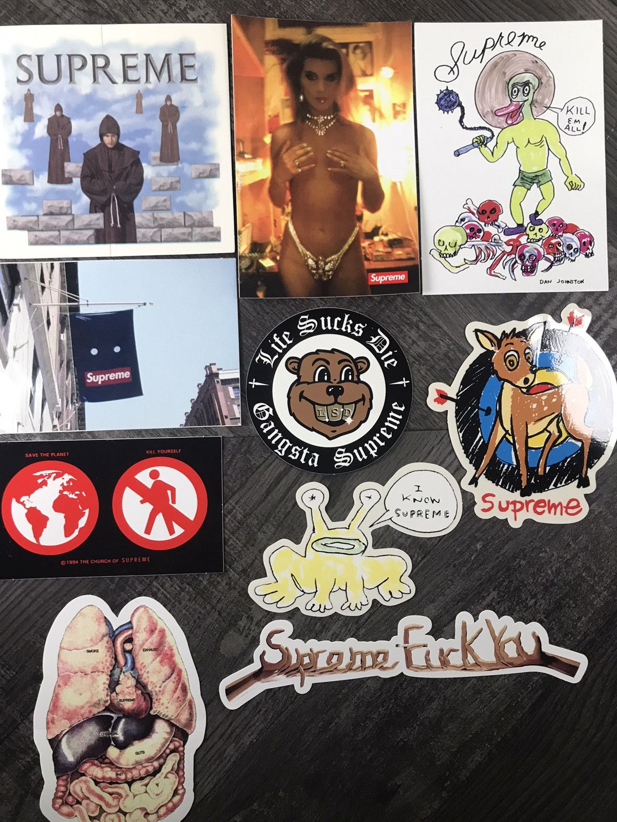 Supreme 10x Supreme Stickers Lot Size ONE SIZE - 4 Thumbnail