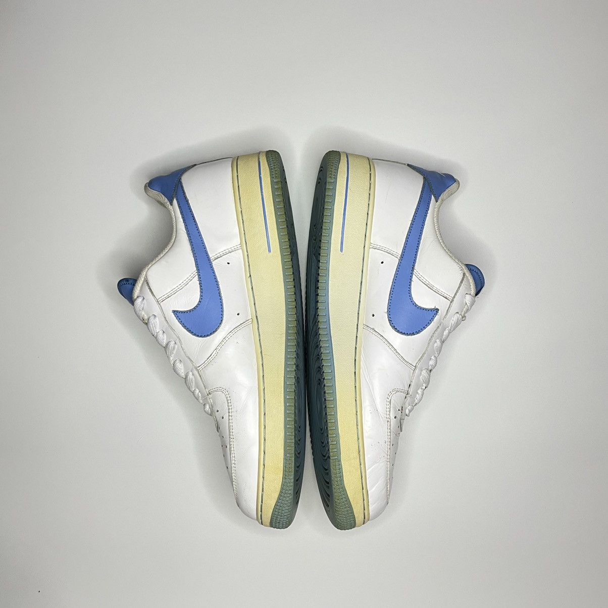 Nike 2009 Nike Air Force 1 07 “University Blue” Size US 13 / EU 46 - 4 Thumbnail
