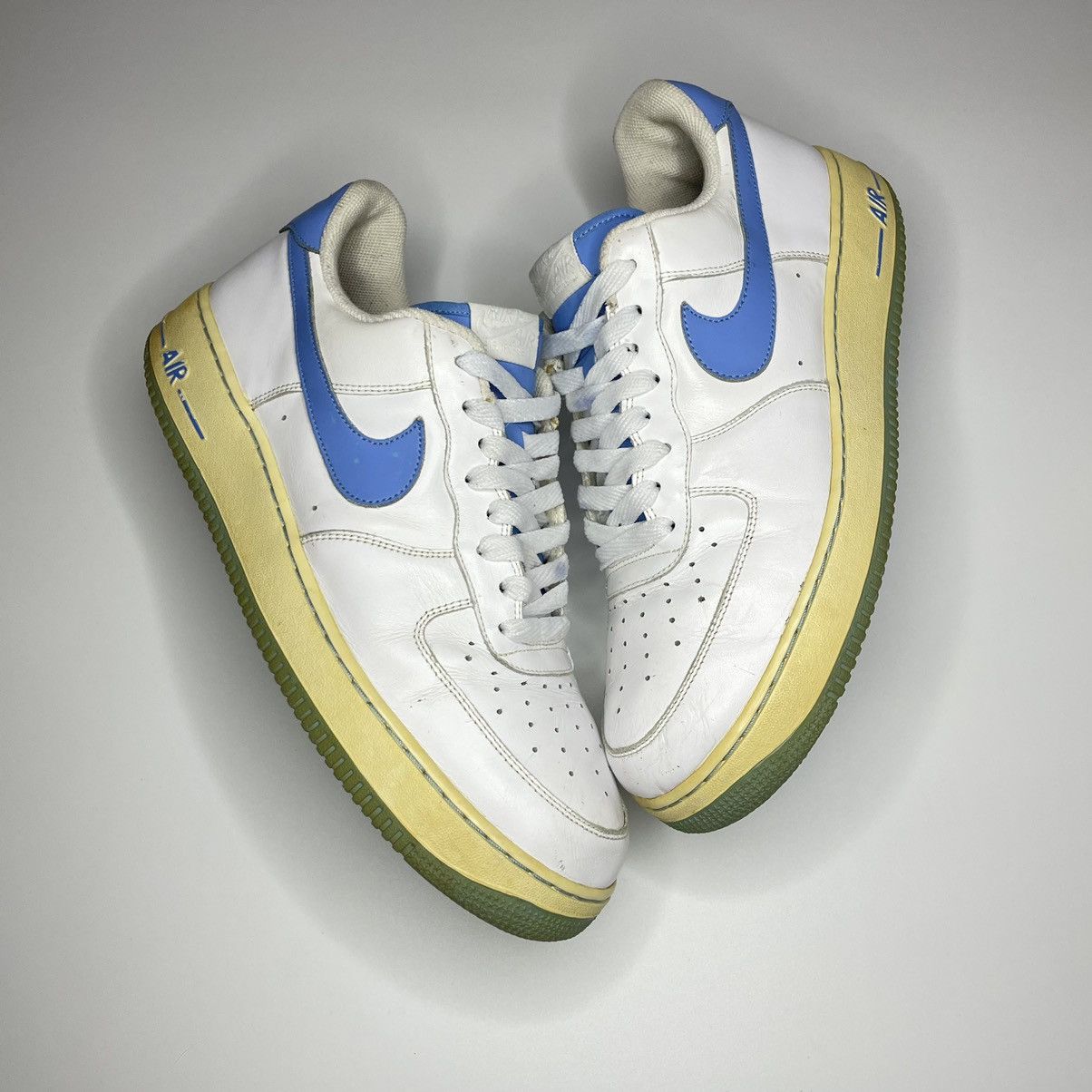 Nike 2009 Nike Air Force 1 07 “University Blue” Size US 13 / EU 46 - 1 Thumbnail