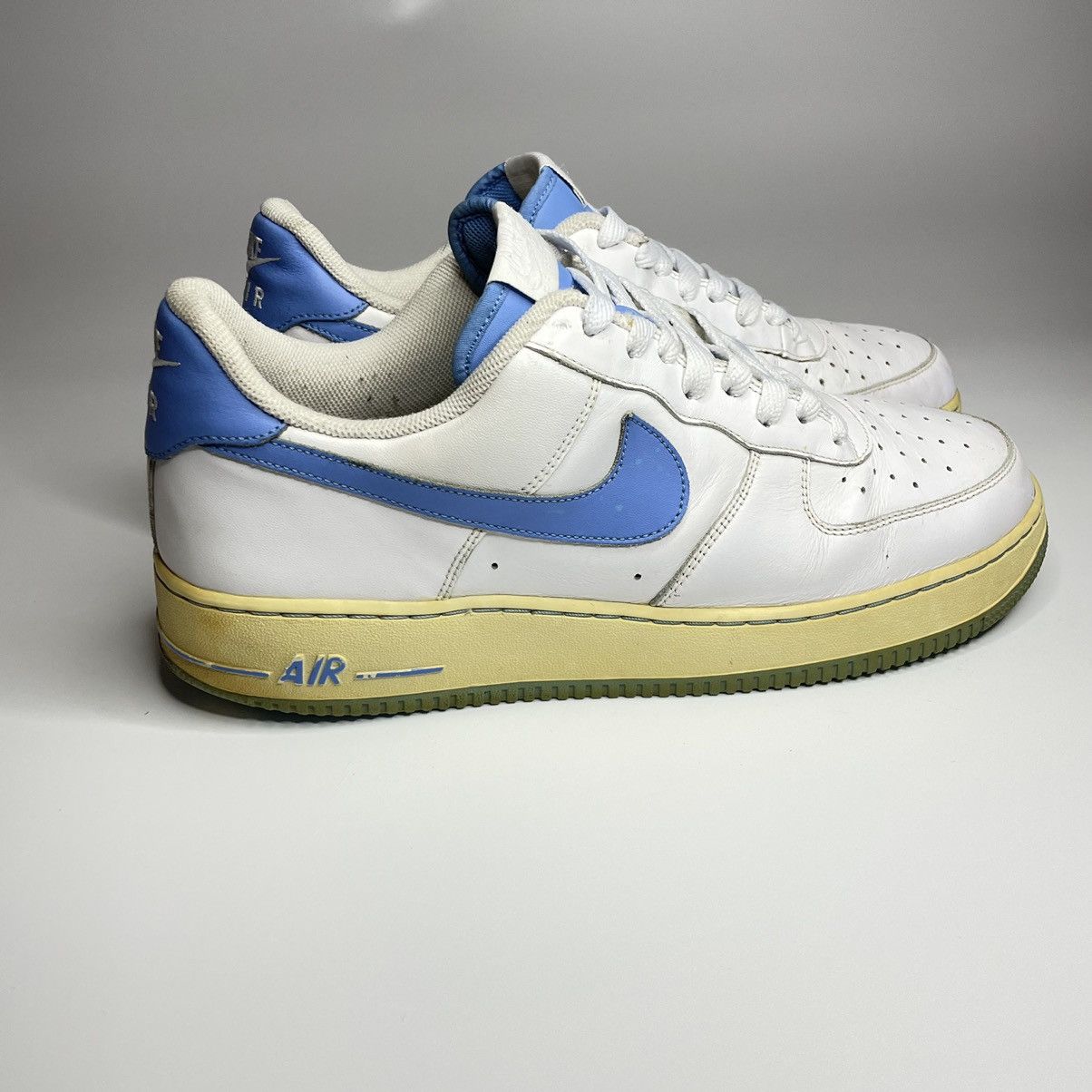 Nike 2009 Nike Air Force 1 07 “University Blue” Size US 13 / EU 46 - 3 Thumbnail