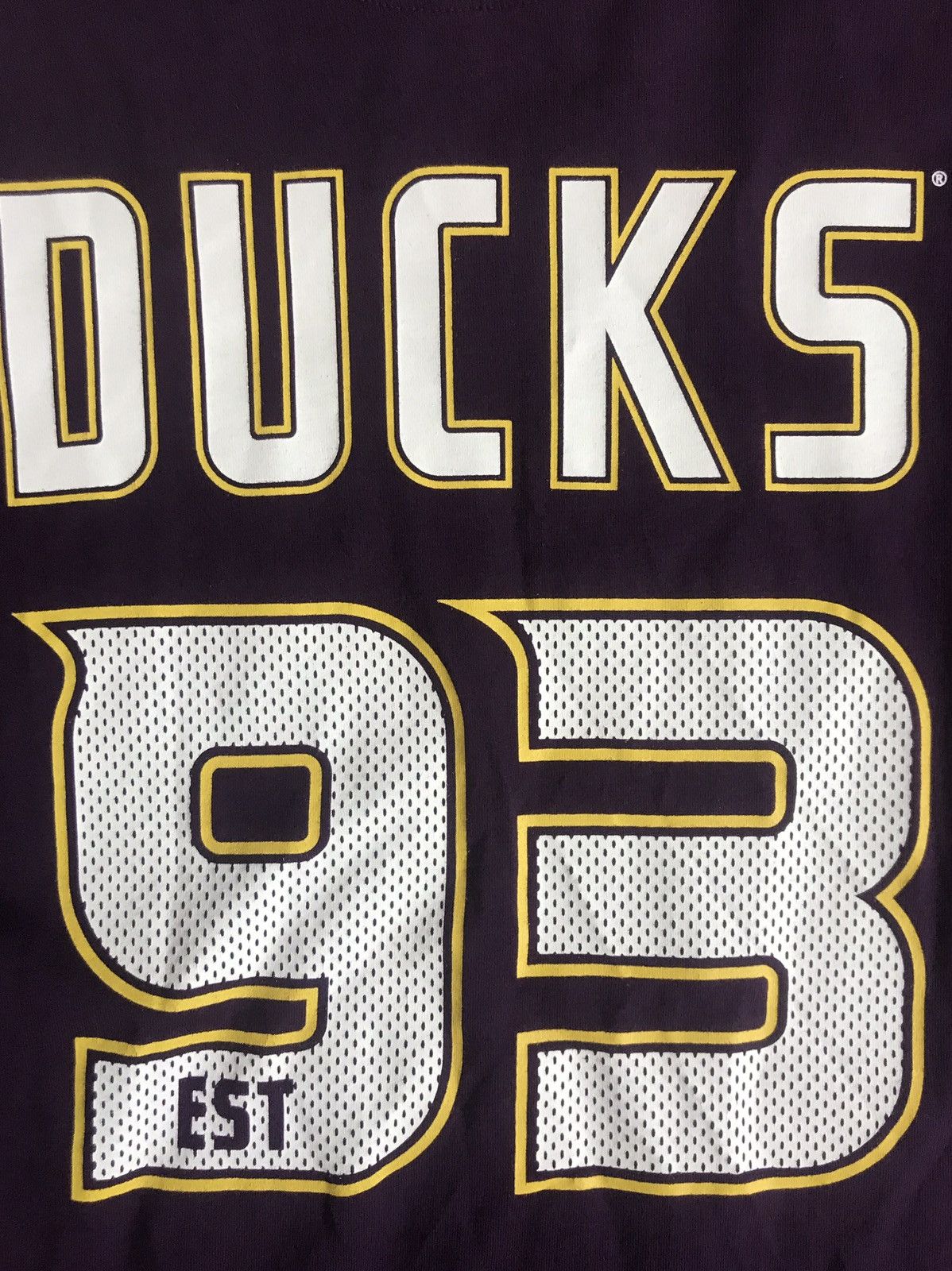 Majestic vintage NHL Mighty Ducks t-shirt Size US L / EU 52-54 / 3 - 3 Thumbnail