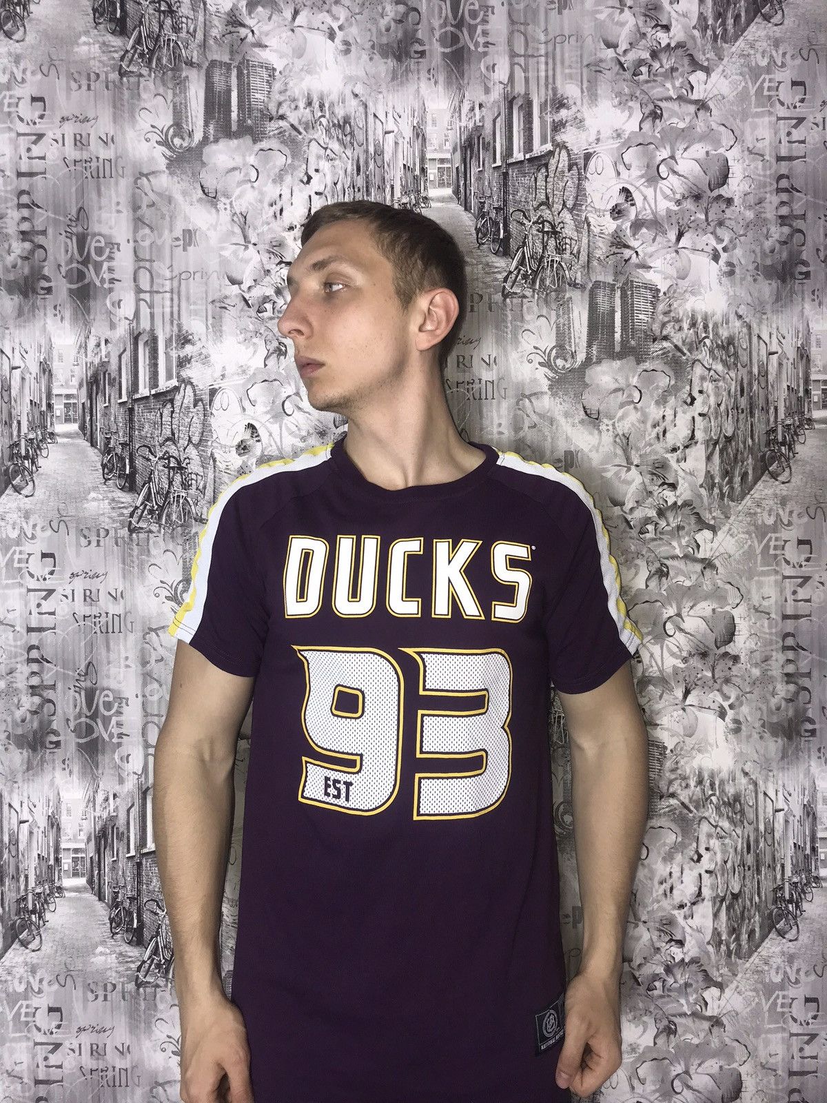 Majestic vintage NHL Mighty Ducks t-shirt Size US L / EU 52-54 / 3 - 1 Thumbnail