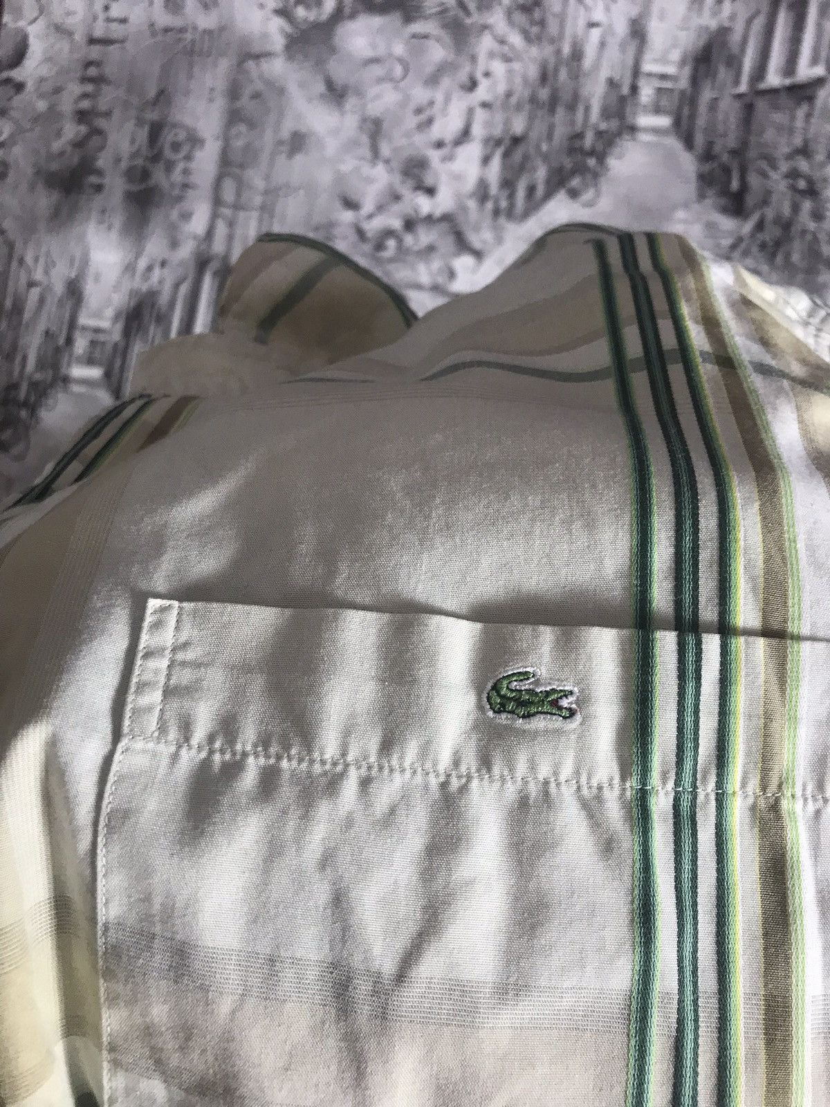 Lacoste Vintage Lacoste shirt Size US L / EU 52-54 / 3 - 3 Thumbnail
