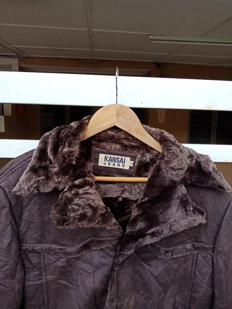 Kansai Yamamoto Kansai Yamamoto Japanese Shearling Fur FauxJacket Size US L / EU 52-54 / 3 - 8 Thumbnail