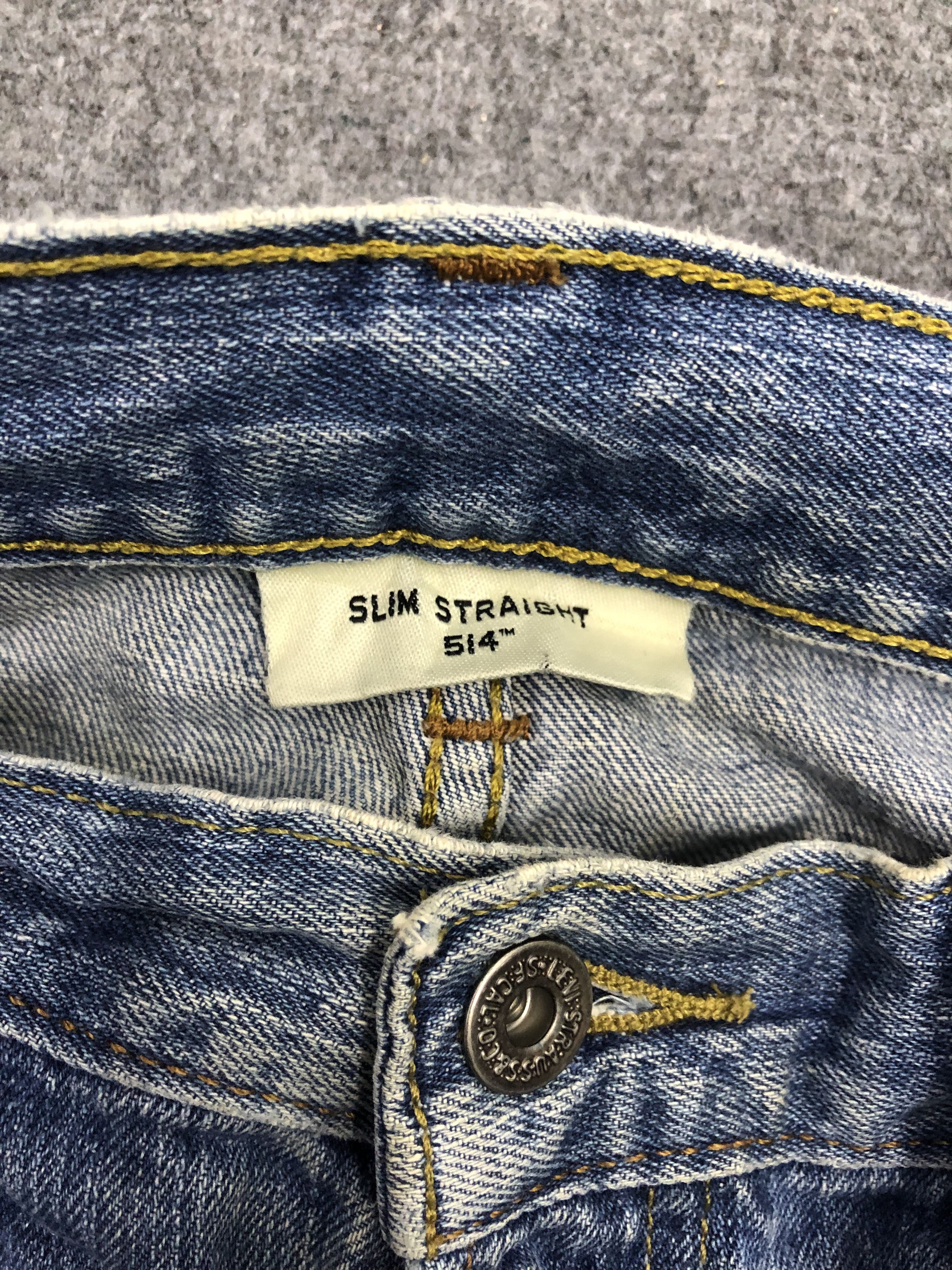 Levi's × Vintage Vintage Levis 514 Light Wash Jeans DP1266 Size US 34 / EU 50 - 10 Thumbnail