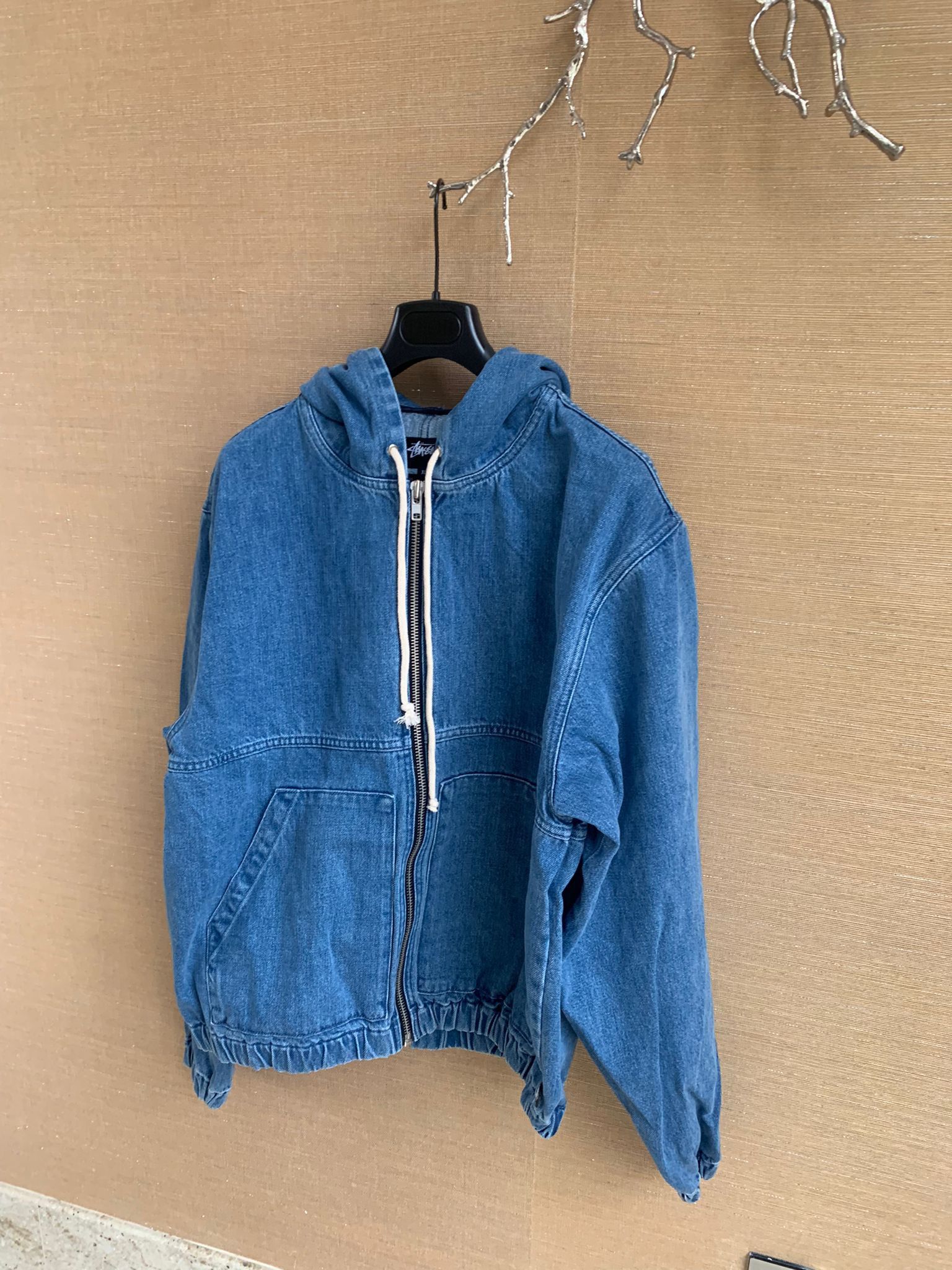 Stussy Denim Hoodie in Blue Indigo Size US S / EU 44-46 / 1 - 6 Thumbnail