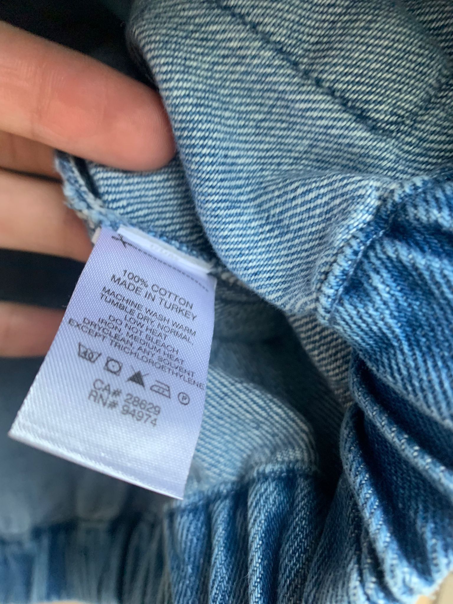 Stussy Denim Hoodie in Blue Indigo Size US S / EU 44-46 / 1 - 11 Thumbnail