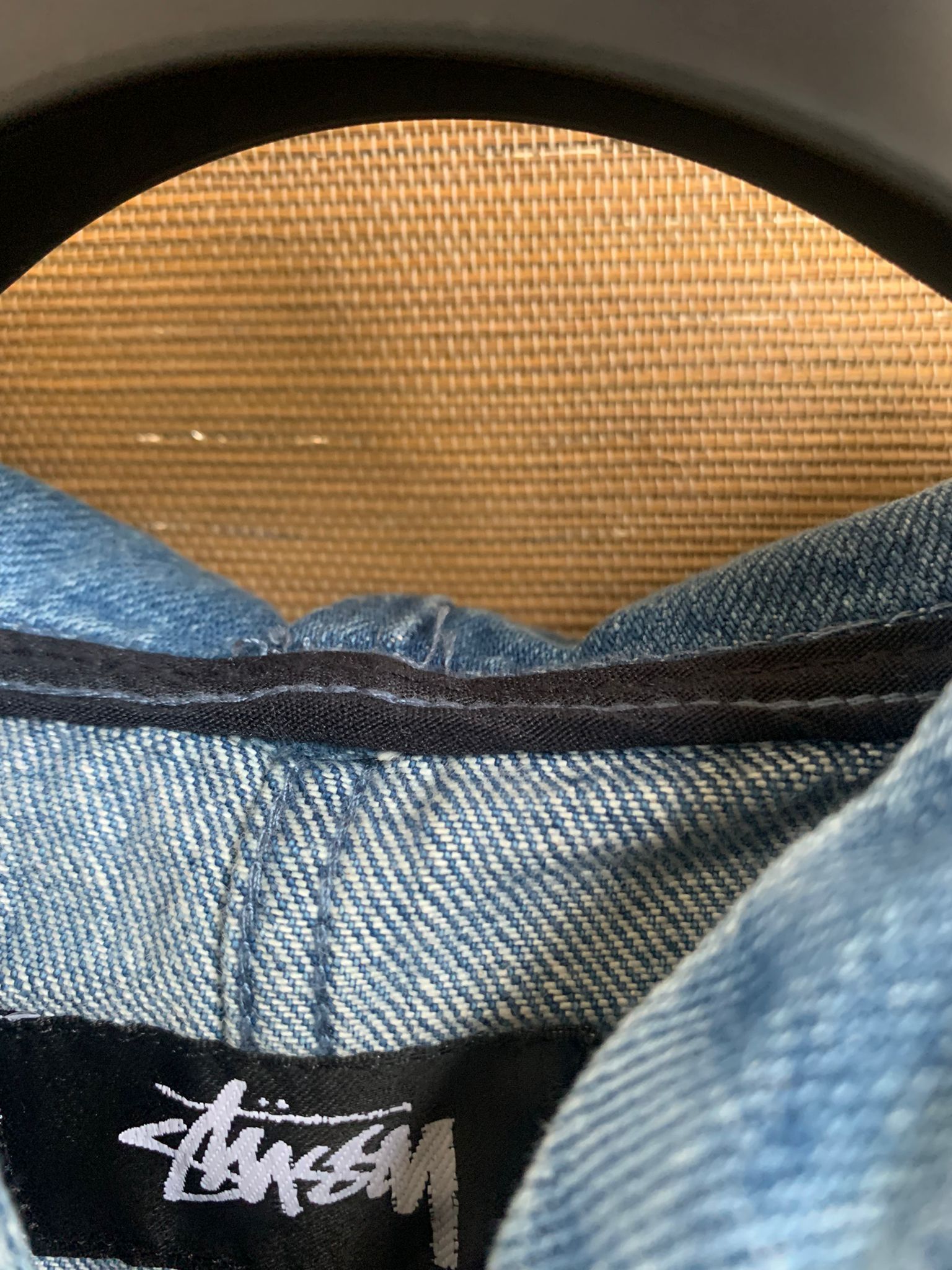 Stussy Denim Hoodie in Blue Indigo Size US S / EU 44-46 / 1 - 7 Thumbnail