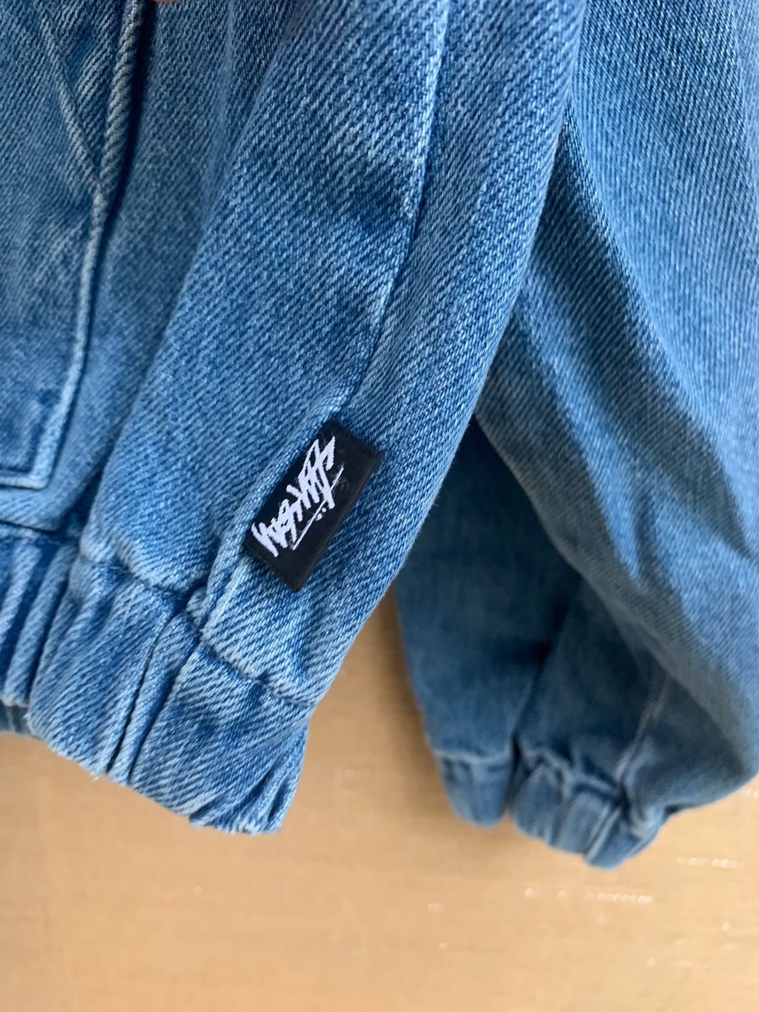 Stussy Denim Hoodie in Blue Indigo Size US S / EU 44-46 / 1 - 9 Thumbnail