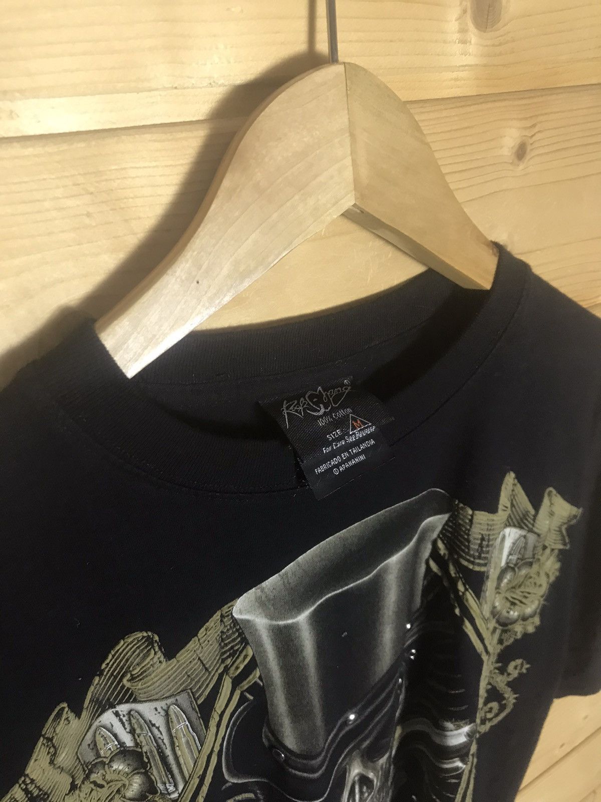 Vintage Vintage Rock Chang skeleton t-shirt Size US M / EU 48-50 / 2 - 9 Thumbnail