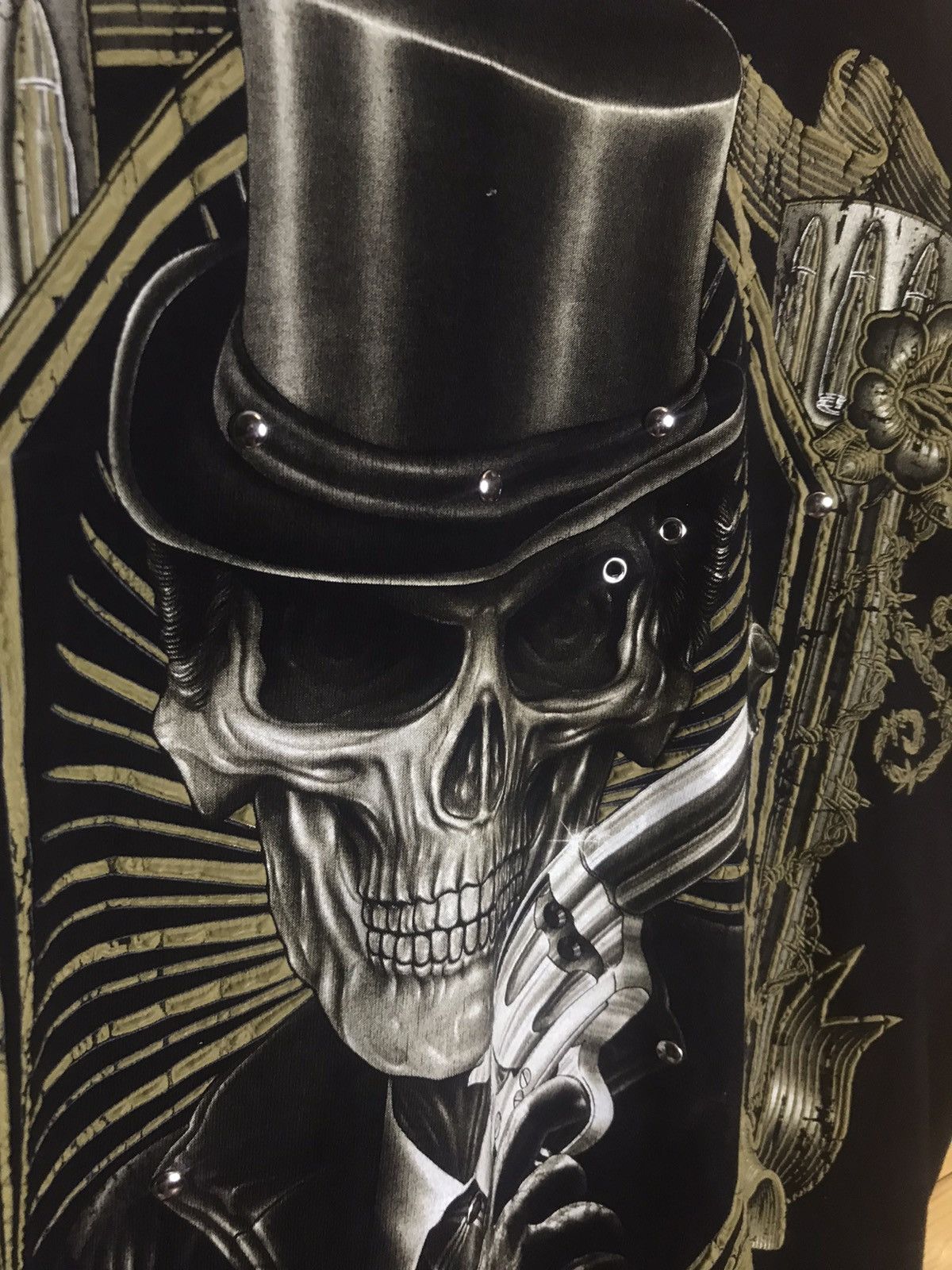 Vintage Vintage Rock Chang skeleton t-shirt Size US M / EU 48-50 / 2 - 2 Thumbnail