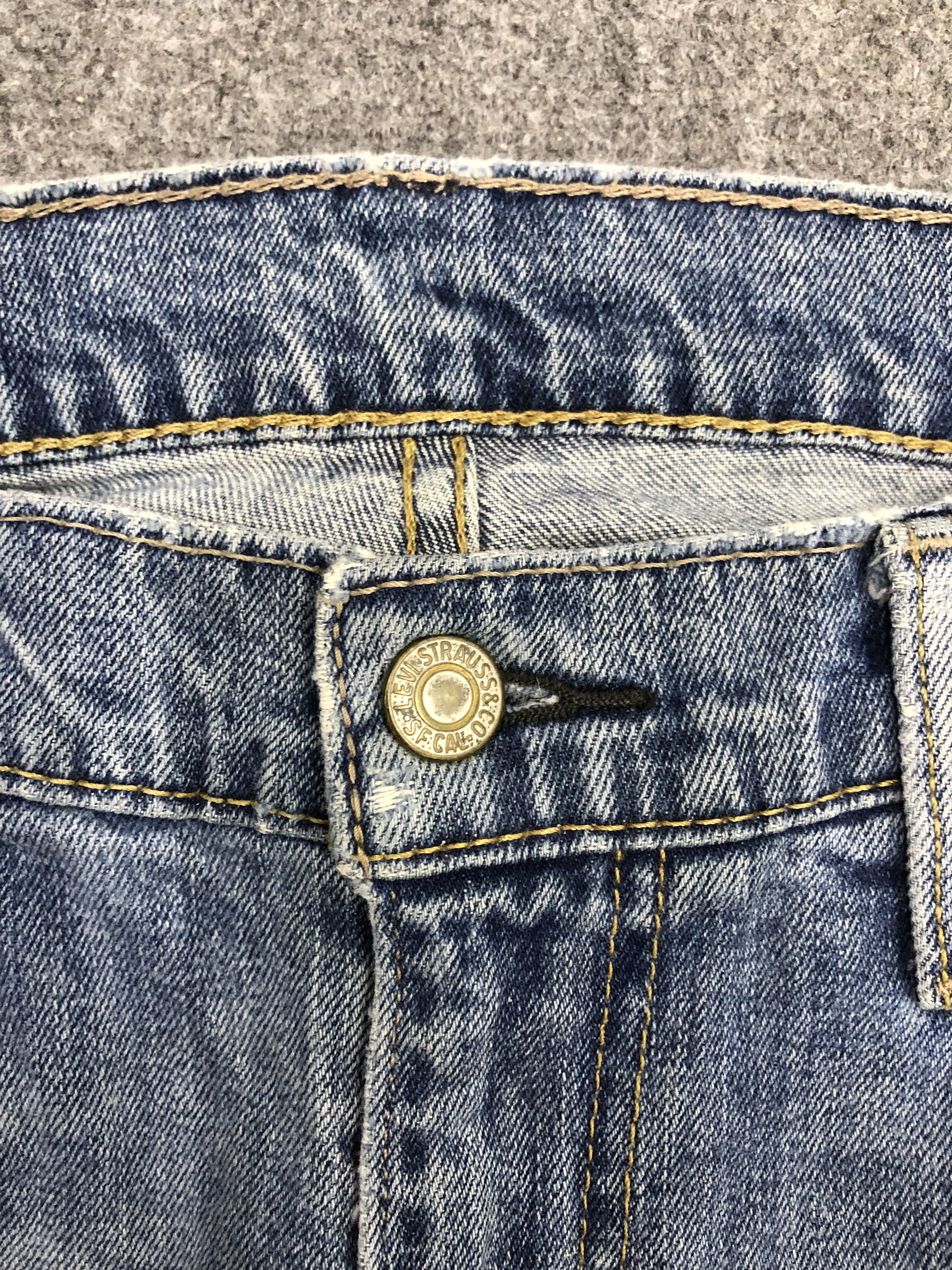Levi's × Vintage Vintage Levis 513 Light Blue Jeans DP1258 Size US 34 / EU 50 - 10 Thumbnail