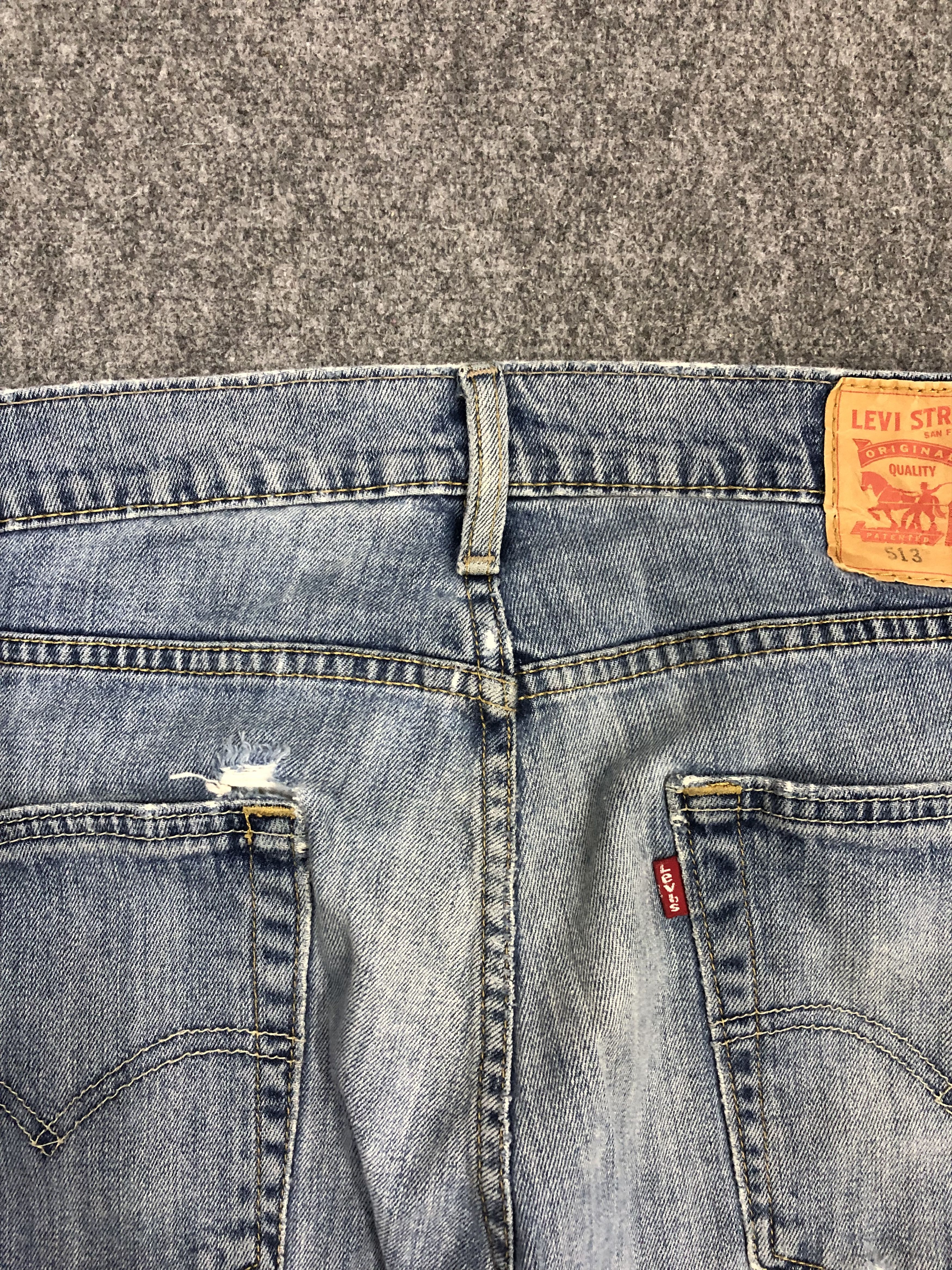 Levi's × Vintage Vintage Levis 513 Light Blue Jeans DP1258 Size US 34 / EU 50 - 13 Thumbnail