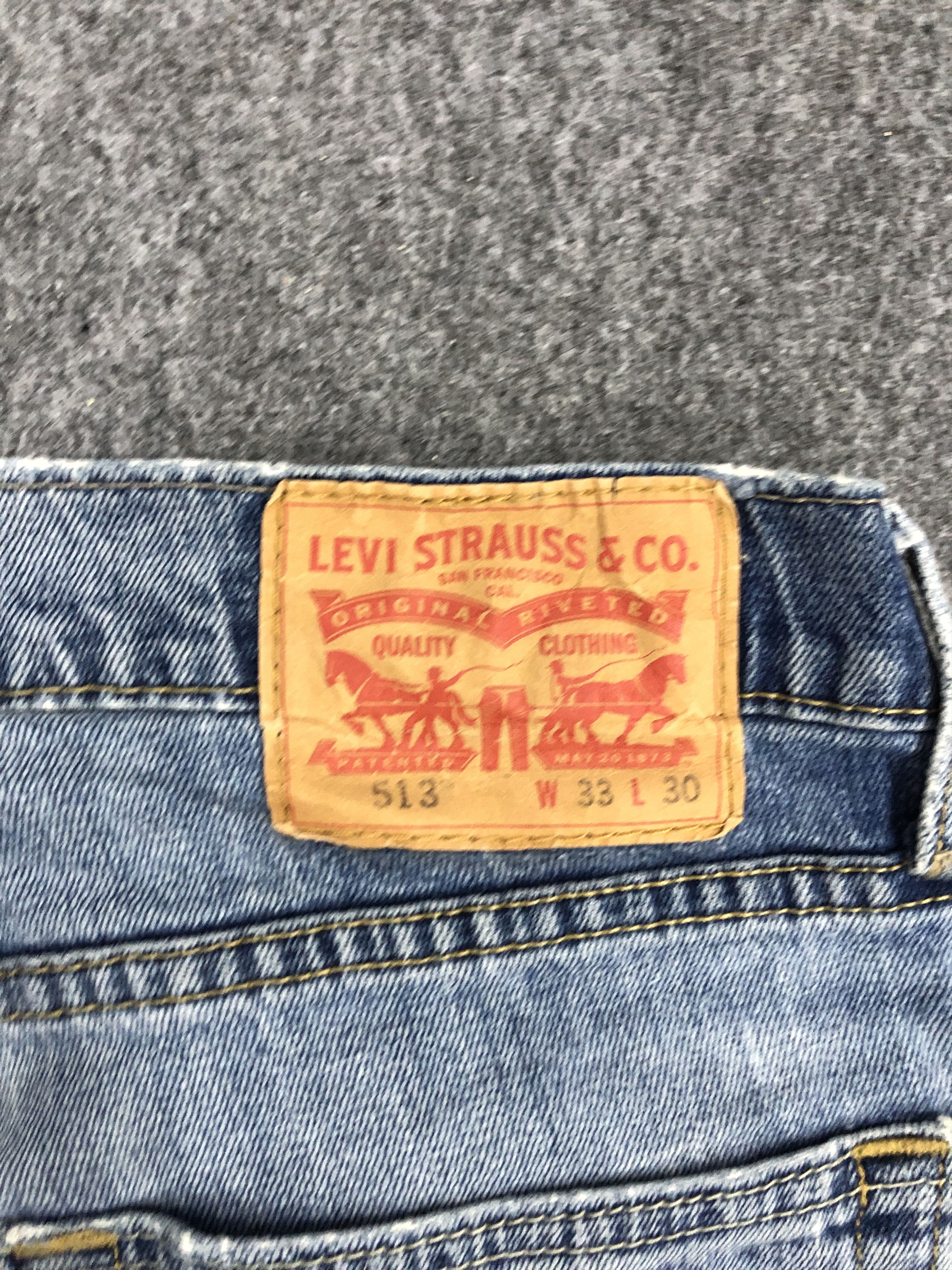 Levi's × Vintage Vintage Levis 513 Light Blue Jeans DP1258 Size US 34 / EU 50 - 5 Thumbnail