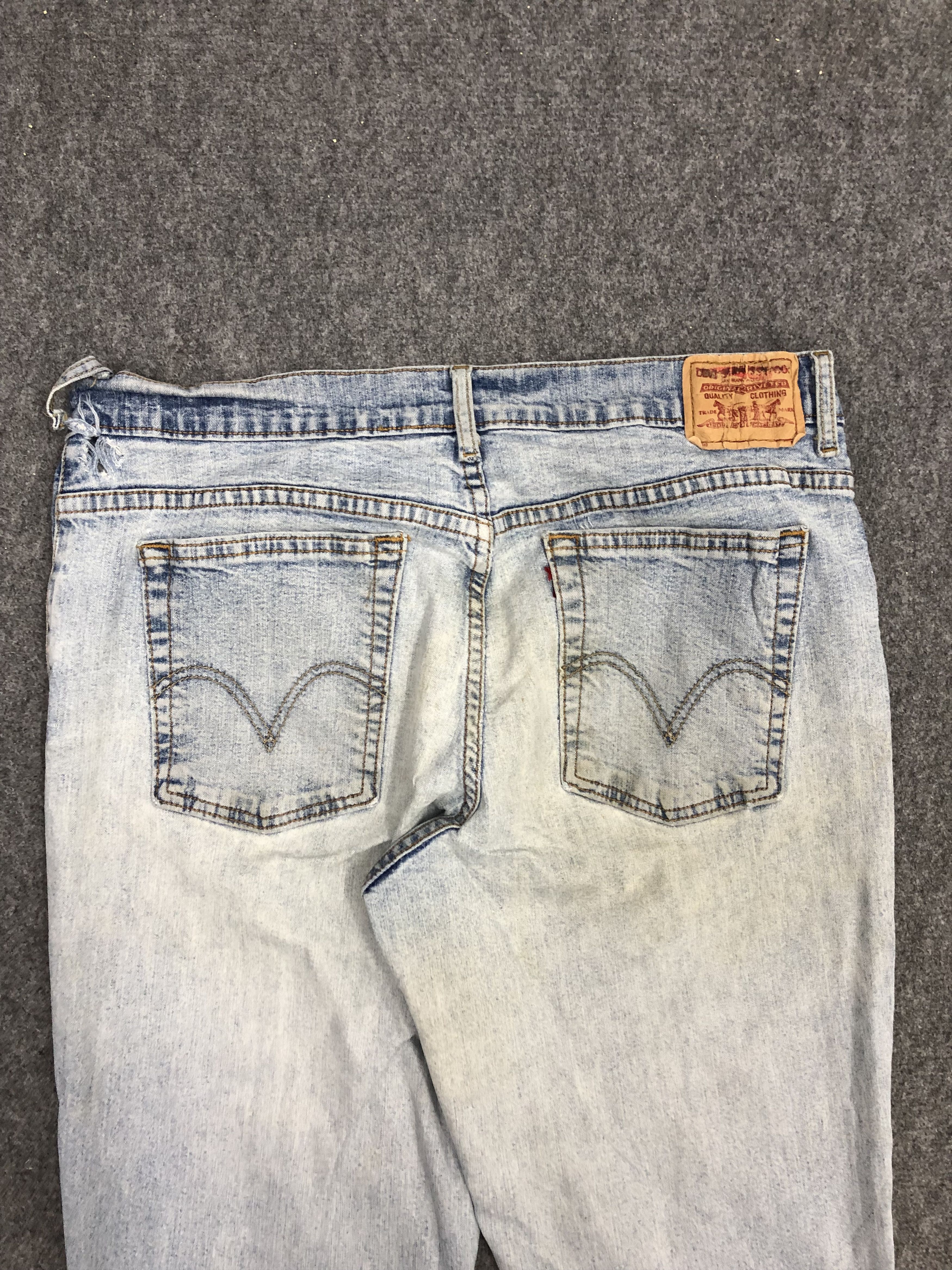 Levi's × Vintage Vintage Levis 550 Light Wash Jeans DP1252 Size US 34 / EU 50 - 4 Thumbnail