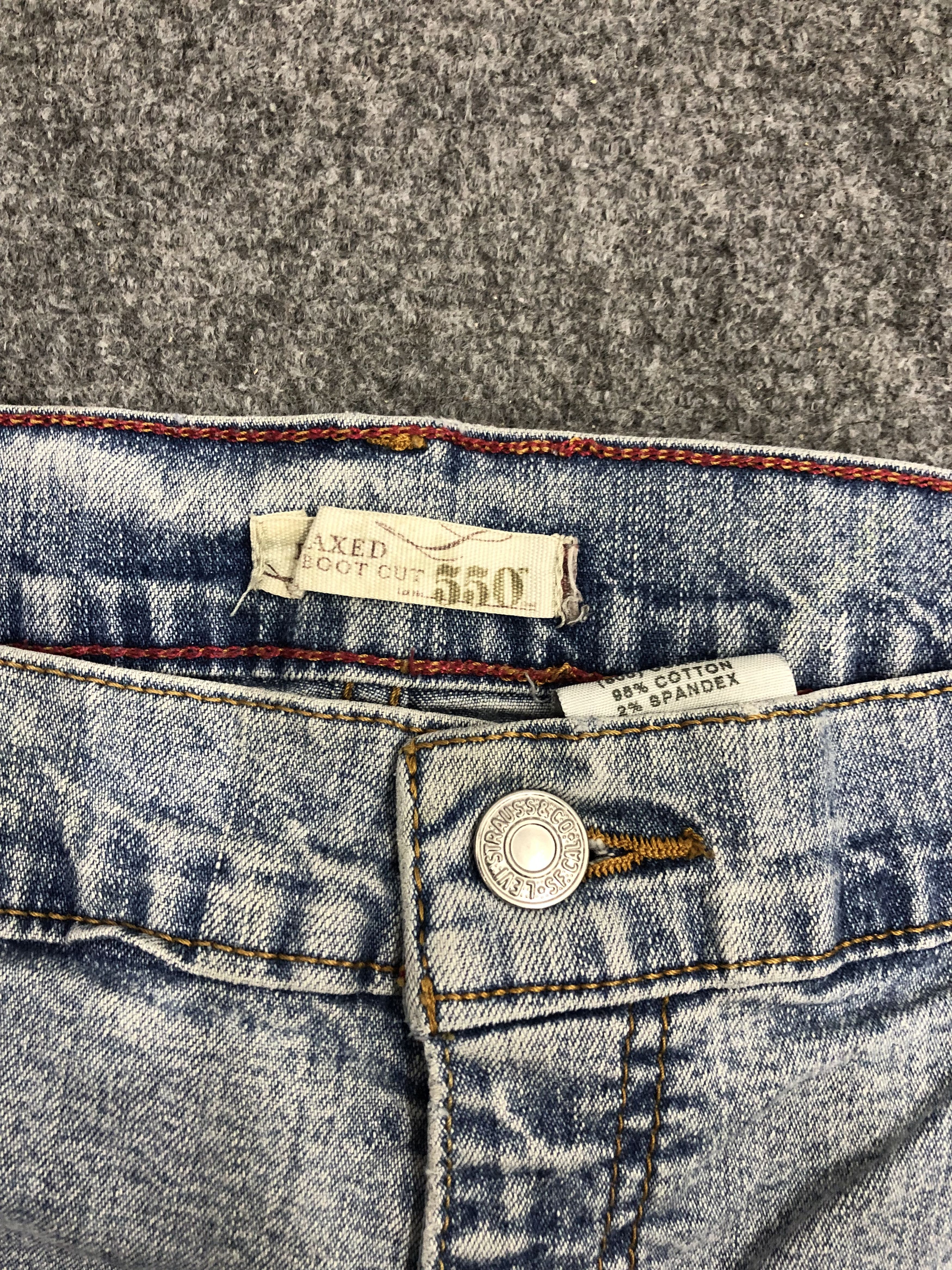 Levi's × Vintage Vintage Levis 550 Light Wash Jeans DP1252 Size US 34 / EU 50 - 9 Thumbnail