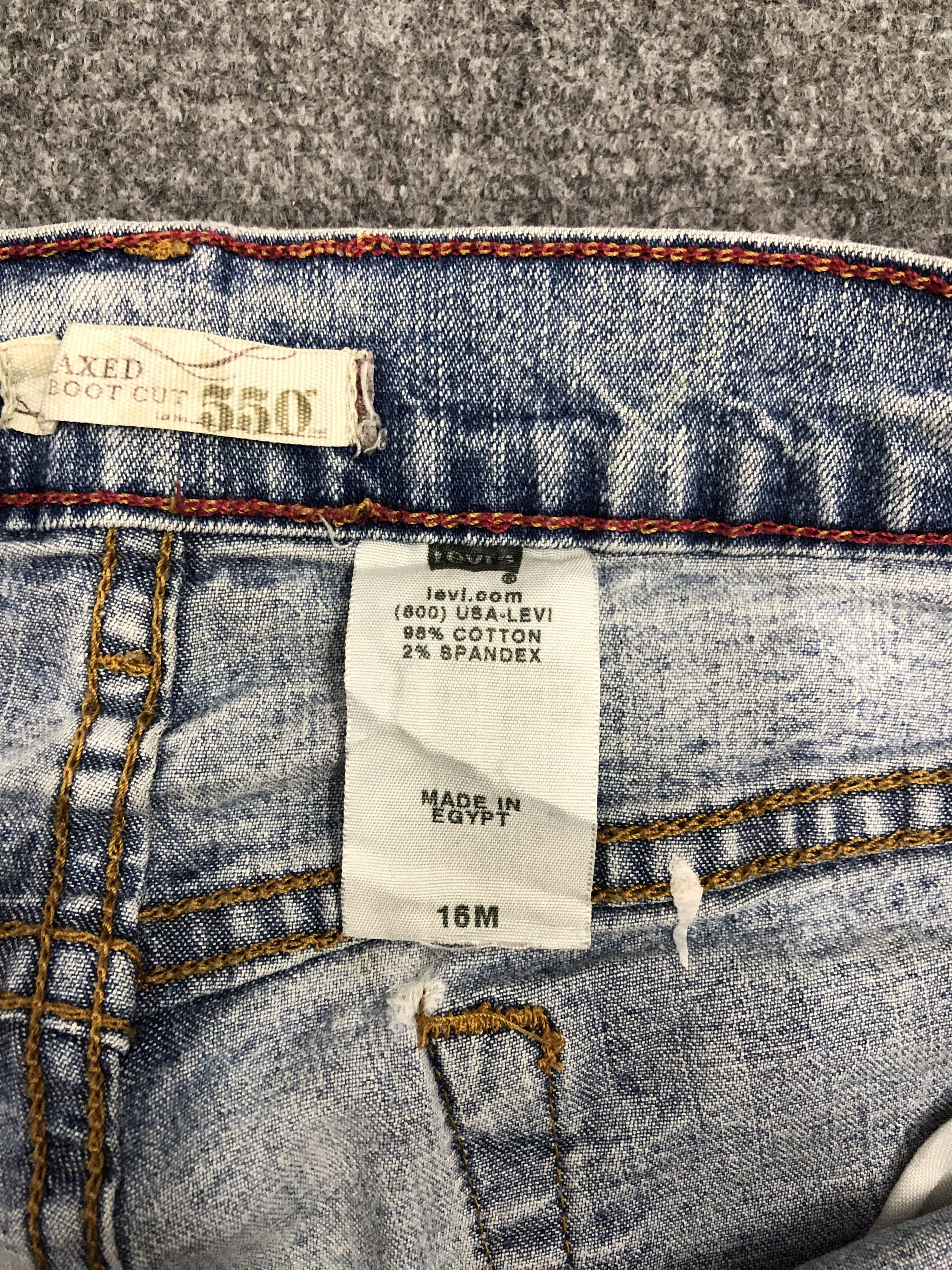 Levi's × Vintage Vintage Levis 550 Light Wash Jeans DP1252 Size US 34 / EU 50 - 6 Thumbnail