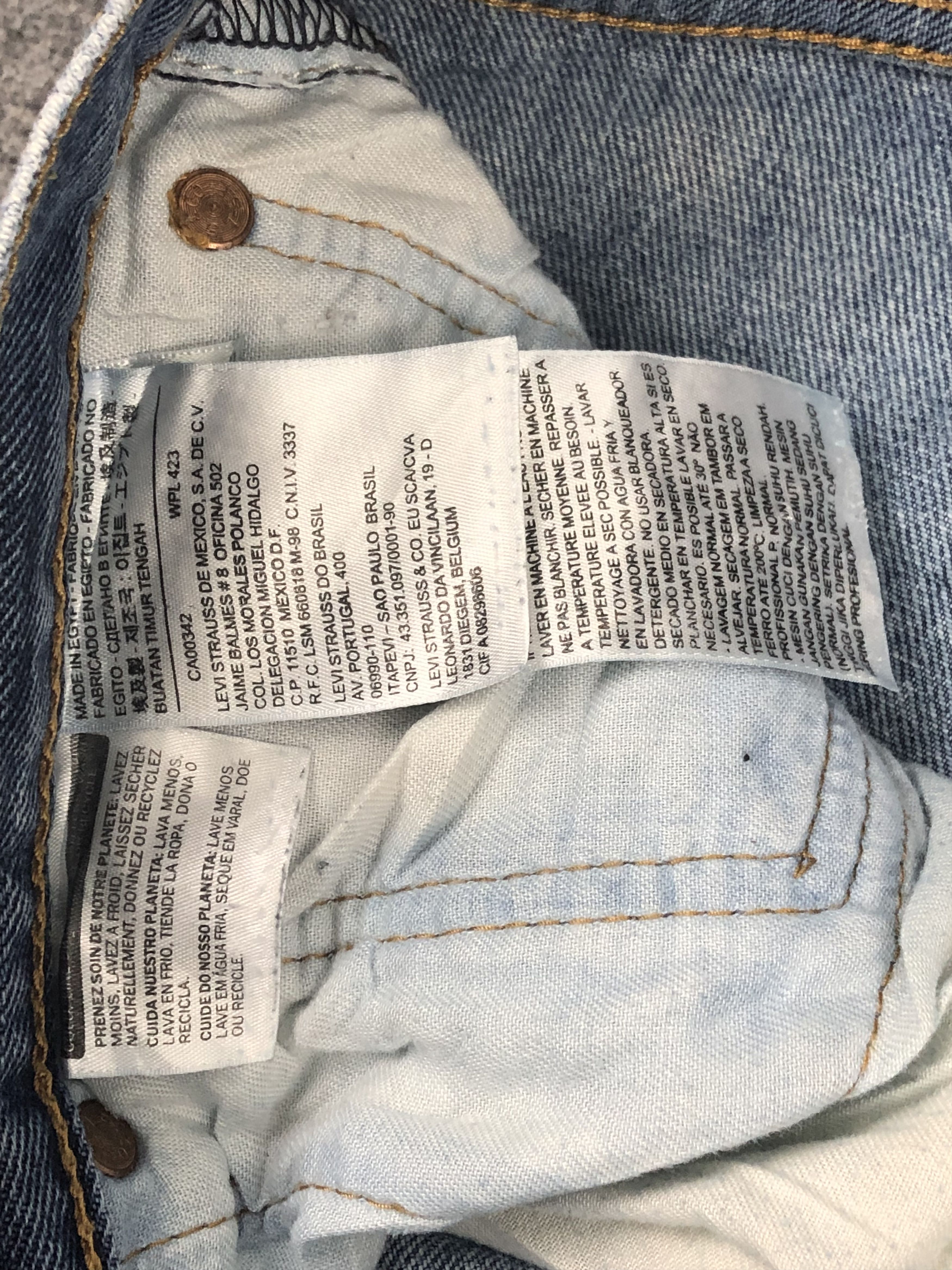 Levi's Vintage Levis 501 Jeans DP1549 Size US 34 / EU 50 - 10 Thumbnail