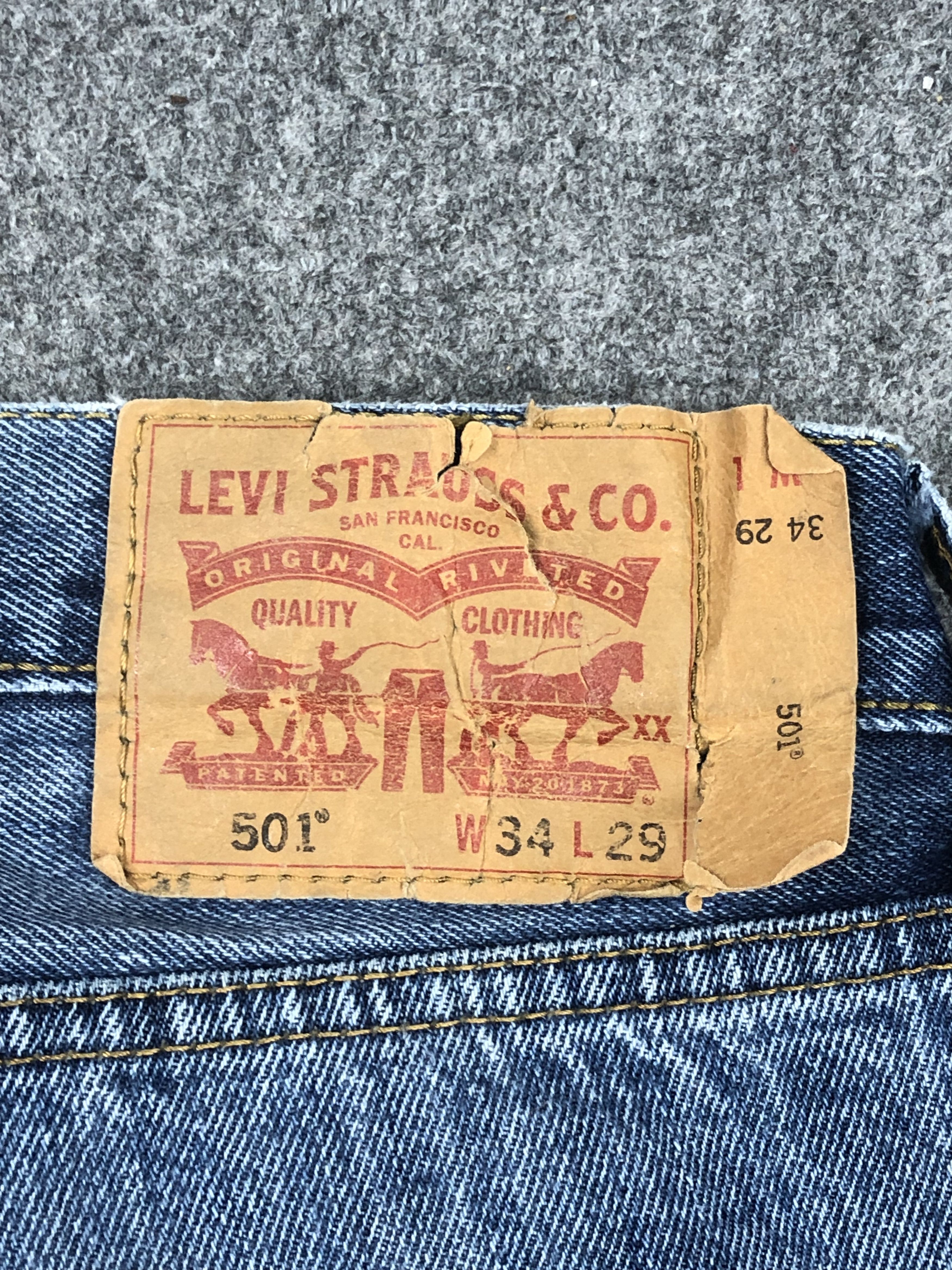 Levi's Vintage Levis 501 Jeans DP1549 Size US 34 / EU 50 - 5 Thumbnail