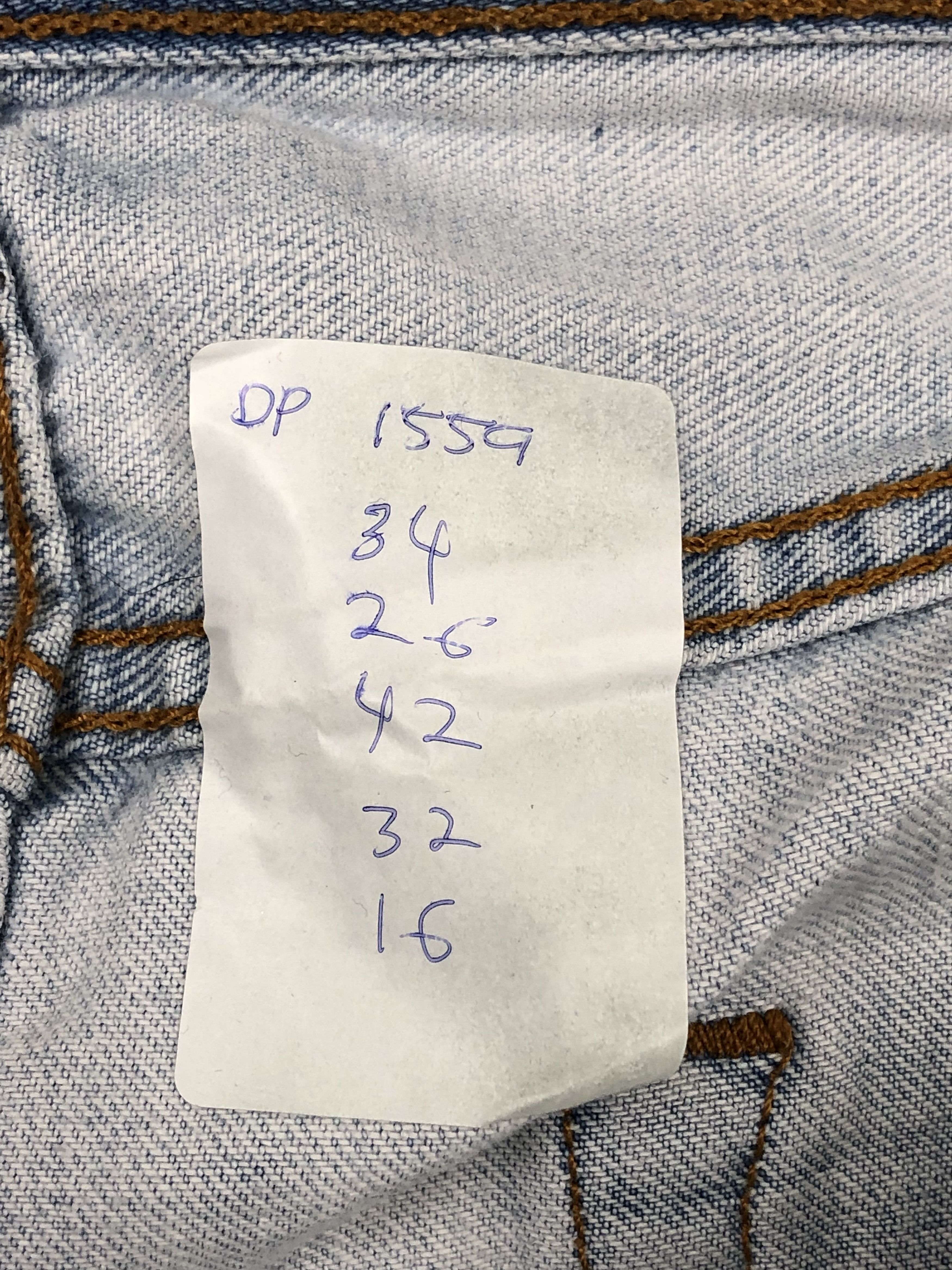 Levi's Vintage Levis 501 Light Wash Jeans DP1559 Size US 34 / EU 50 - 15 Thumbnail