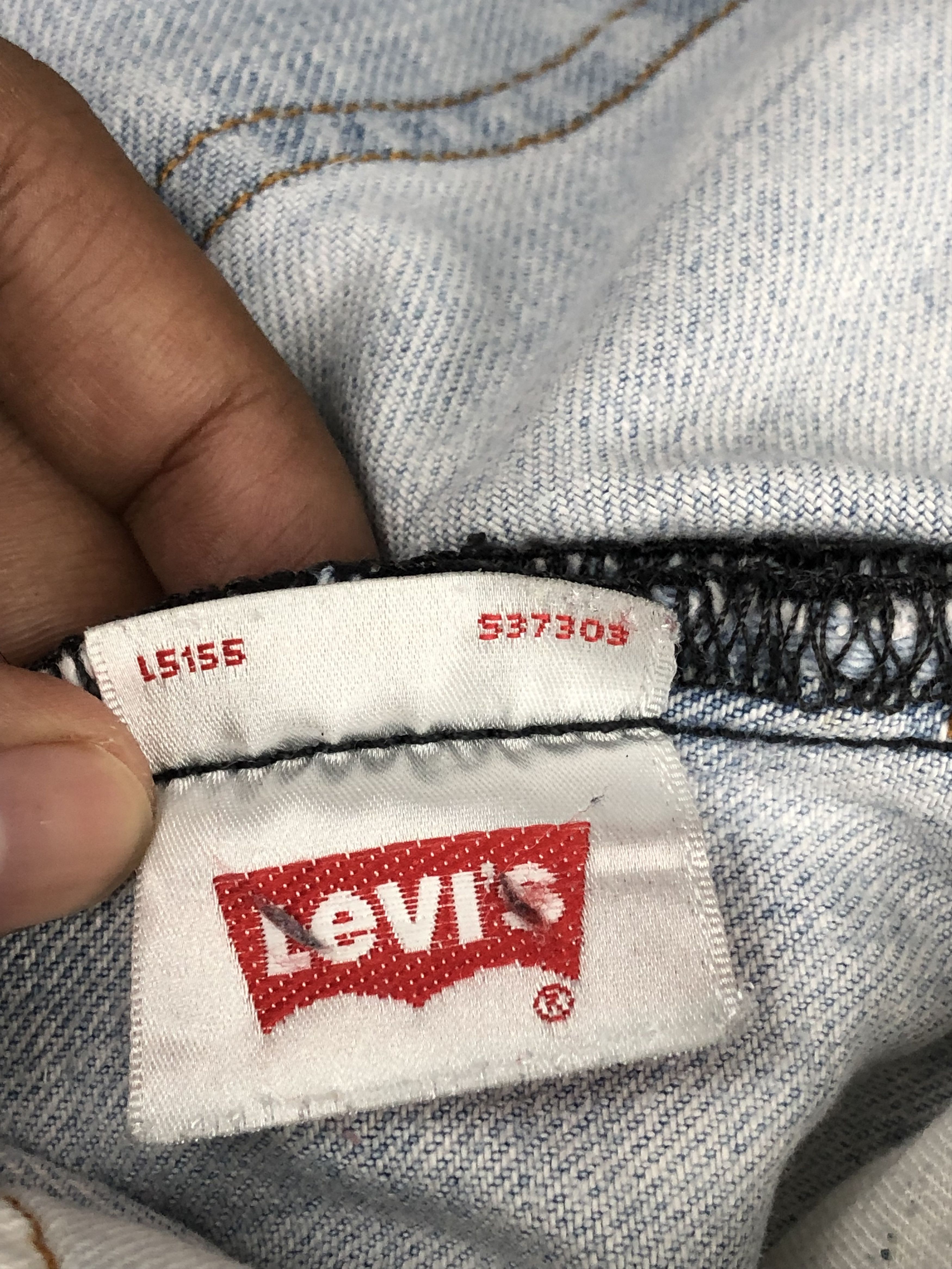Levi's Vintage Levis 501 Light Wash Jeans DP1559 Size US 34 / EU 50 - 6 Thumbnail