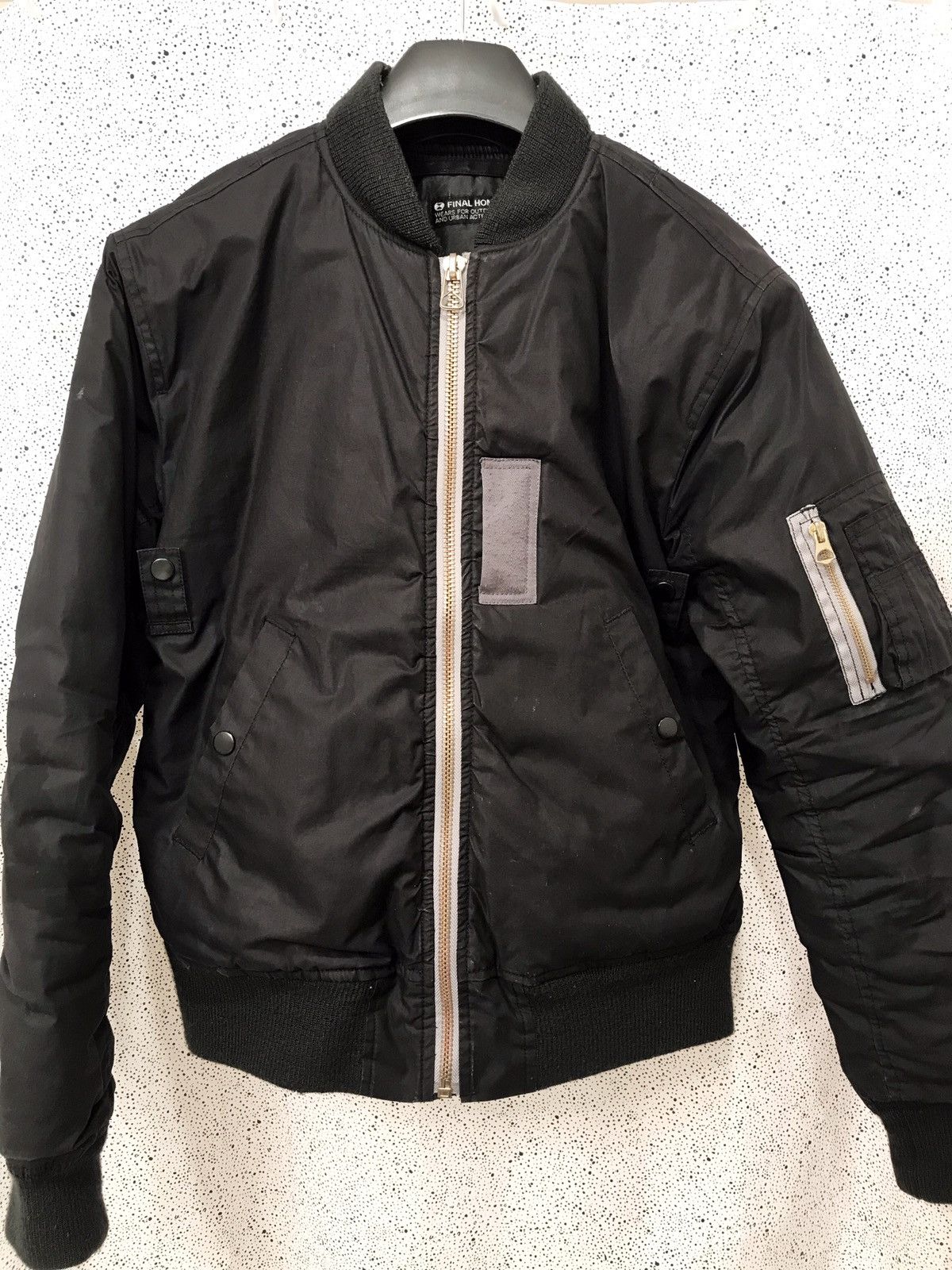 FINAL HOME 1990´s レザー コーティング マルチポケット JKT