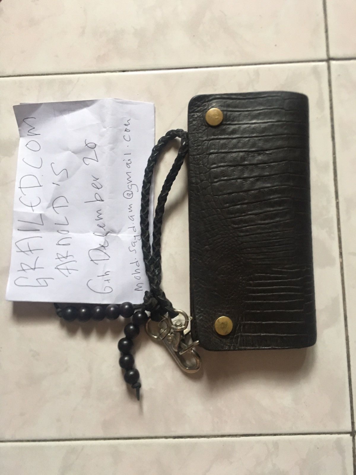 Genuine Leather × Redmoon Redmoon long wallet vintage Crocodile Leather Size ONE SIZE - 4 Thumbnail