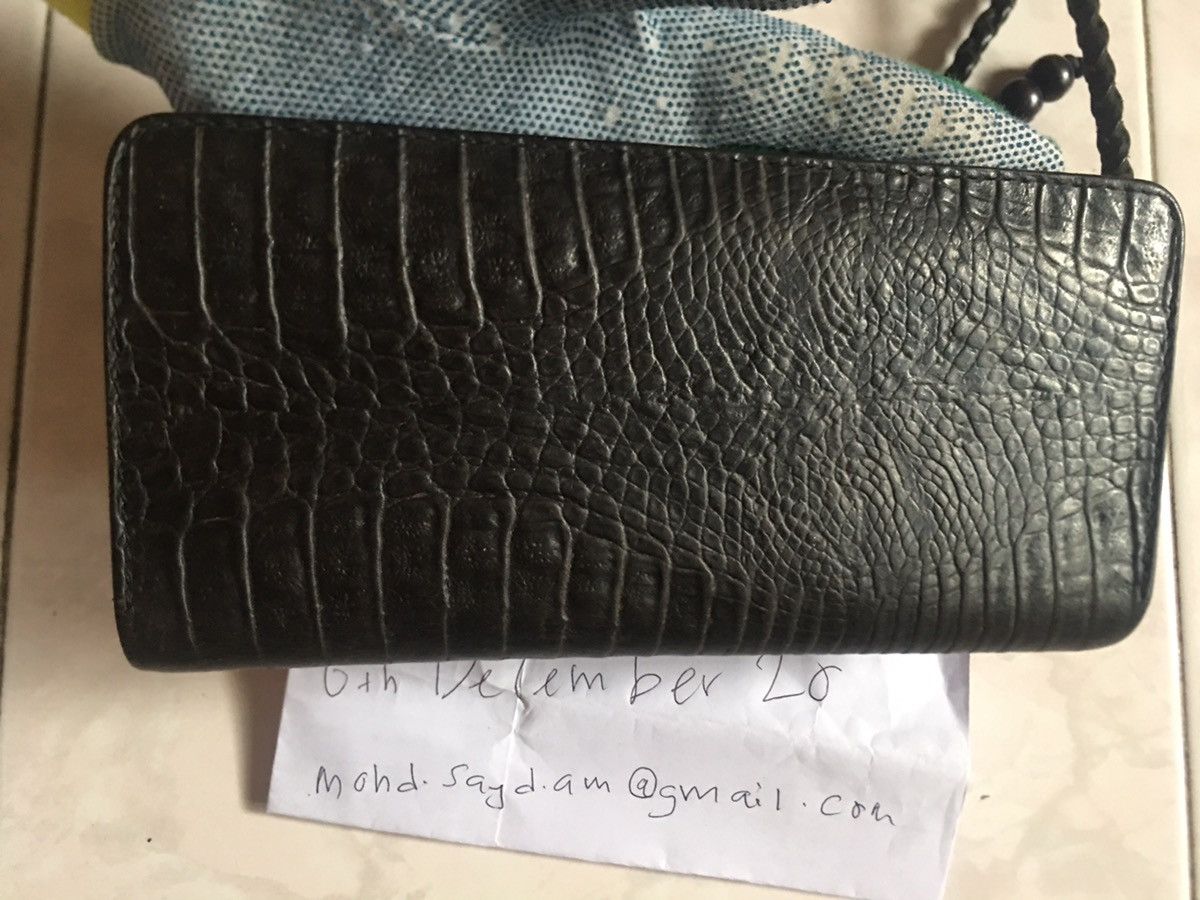 Genuine Leather × Redmoon Redmoon long wallet vintage Crocodile Leather Size ONE SIZE - 7 Thumbnail