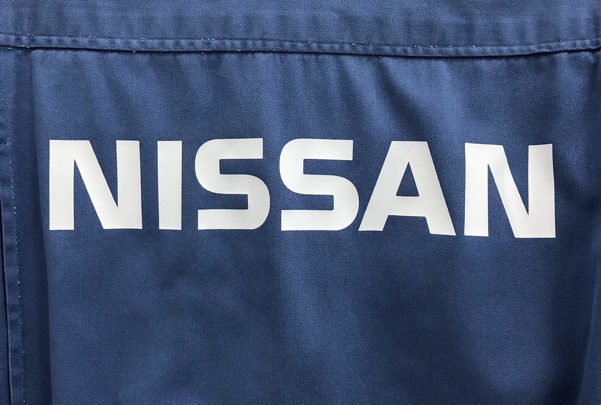 Sports Specialties Vintage 90s Nissan Overall Workwear Jumpsuit Size US 39 - 4 Thumbnail