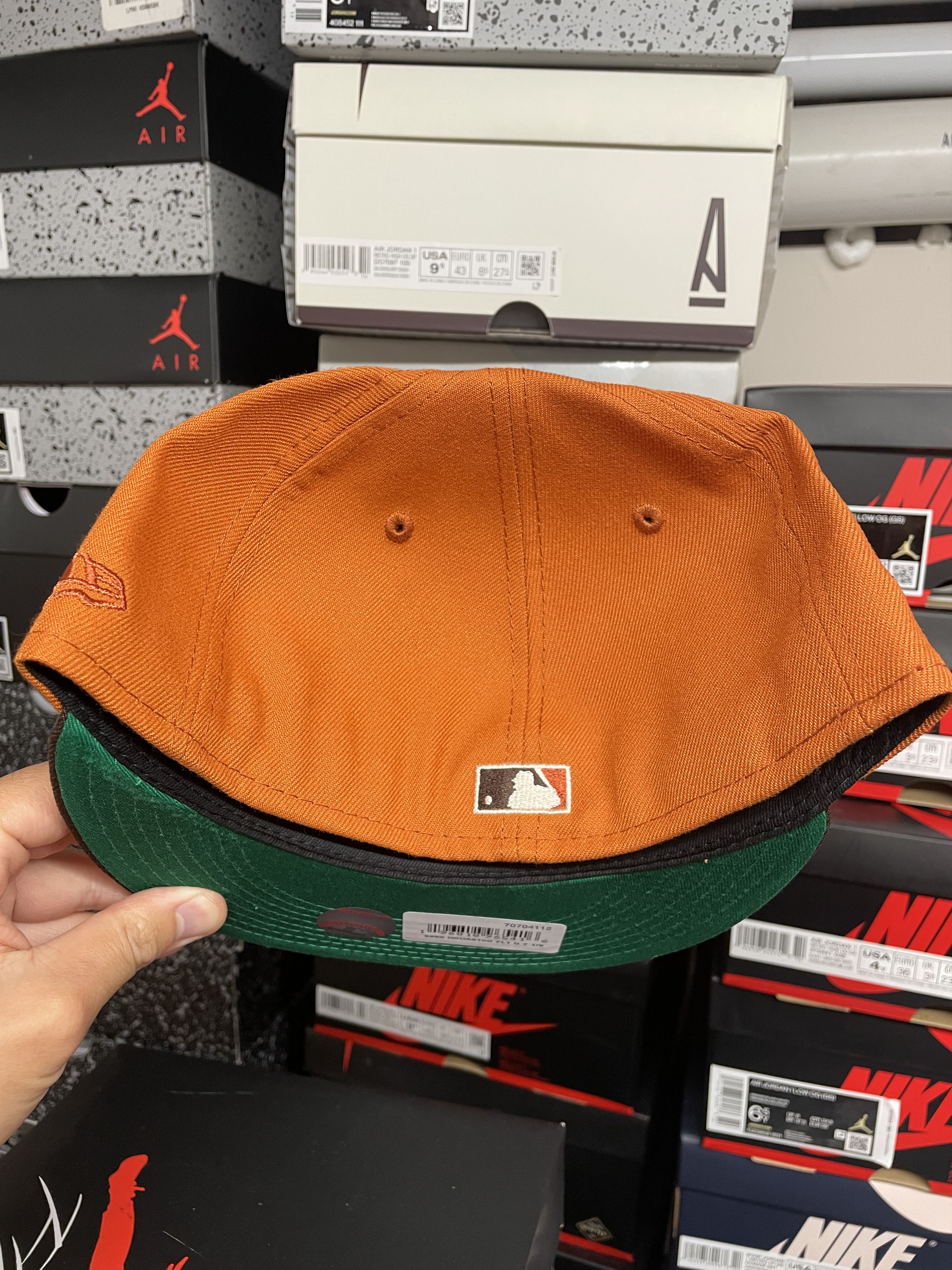 MLB × New Era 7 1/8 Orange Brown Houston Astros Fall Pack Campfire Crown Size ONE SIZE - 5 Thumbnail