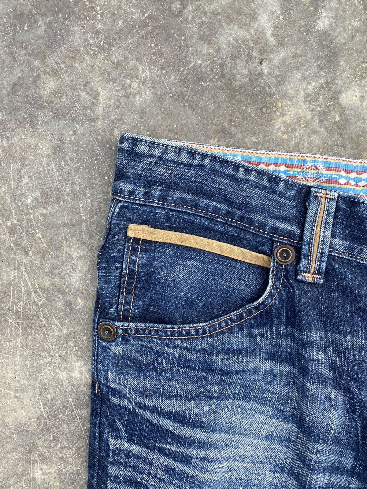 Edwin Distressed EDWIN Exclusive flare denim pants Size US 33 - 3 Thumbnail