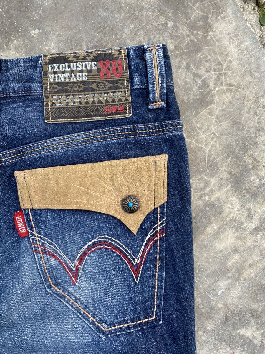 Edwin Distressed EDWIN Exclusive flare denim pants Size US 33 - 8 Thumbnail
