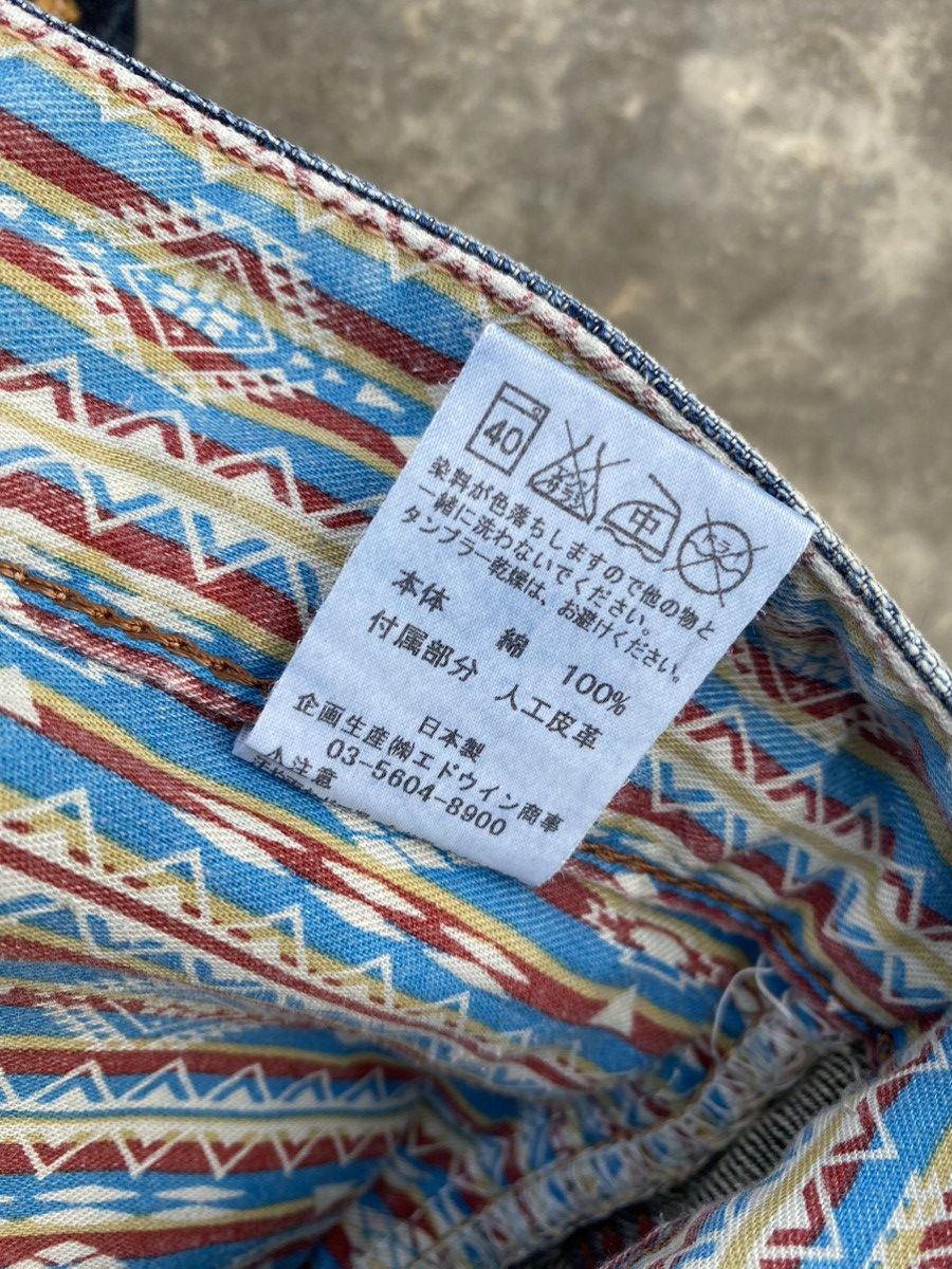 Edwin Distressed EDWIN Exclusive flare denim pants Size US 33 - 10 Thumbnail