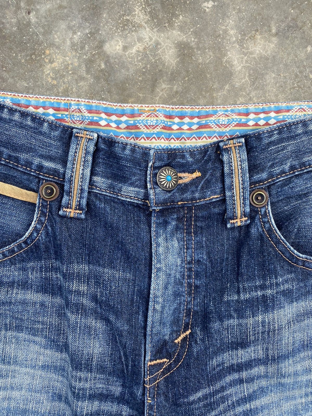 Edwin Distressed EDWIN Exclusive flare denim pants Size US 33 - 5 Thumbnail