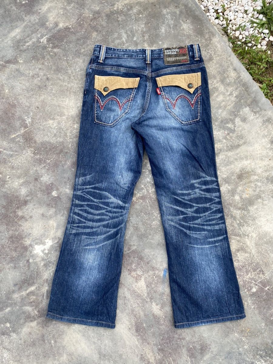 Edwin Distressed EDWIN Exclusive flare denim pants Size US 33 - 2 Thumbnail