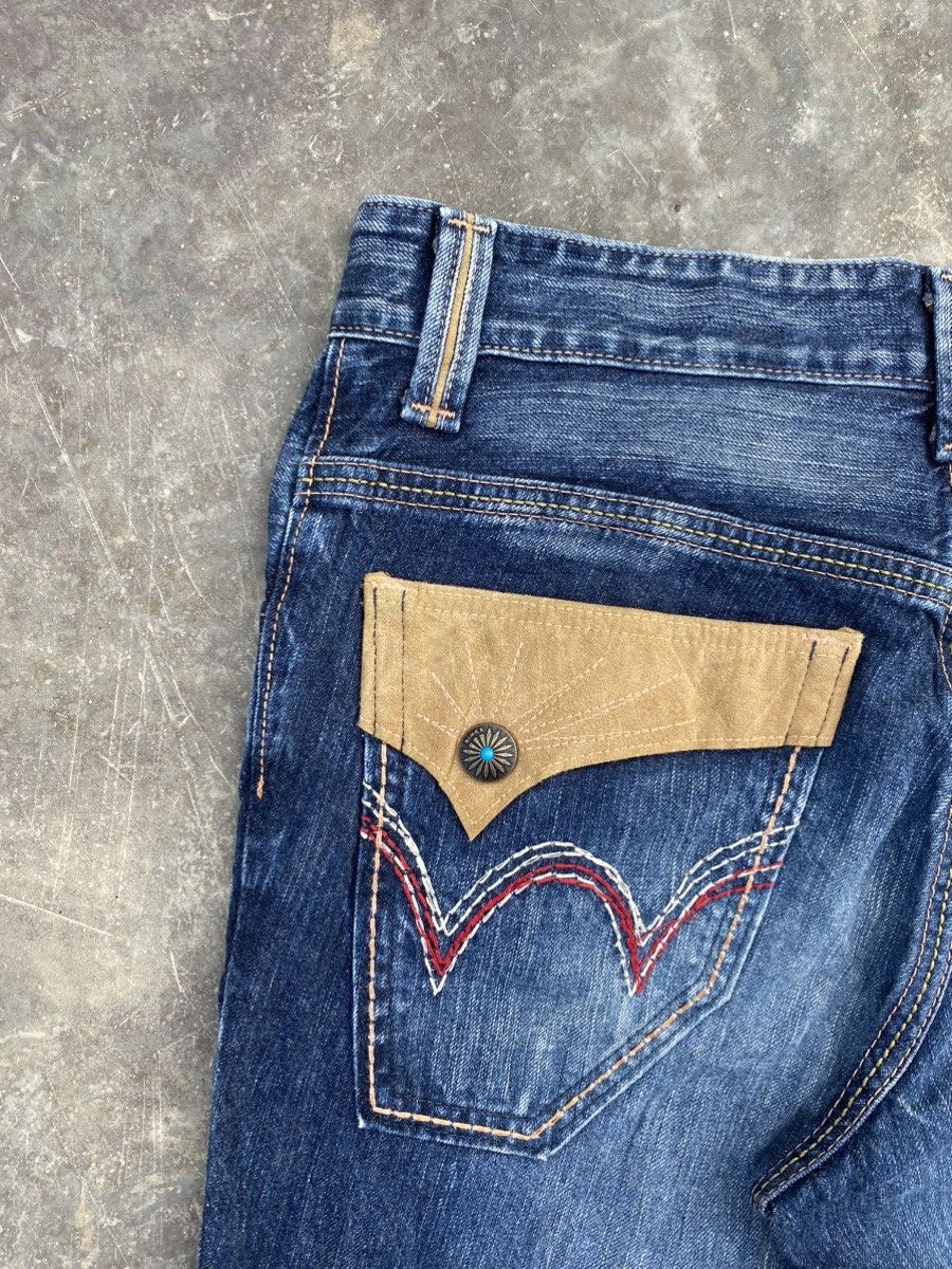 Edwin Distressed EDWIN Exclusive flare denim pants Size US 33 - 7 Thumbnail