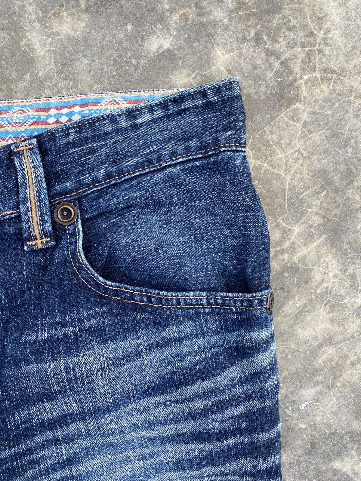 Edwin Distressed EDWIN Exclusive flare denim pants Size US 33 - 4 Thumbnail