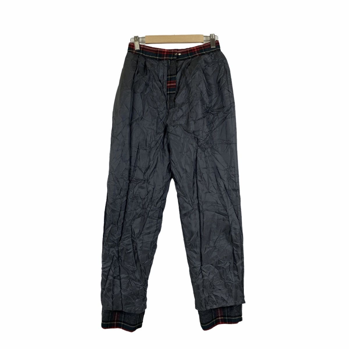 Grand Slam × Vintage Vintage MUNSINGWEAR GRANDSLAM Tartan Wool Casual Pants Size US 26 / EU 42 - 3 Thumbnail