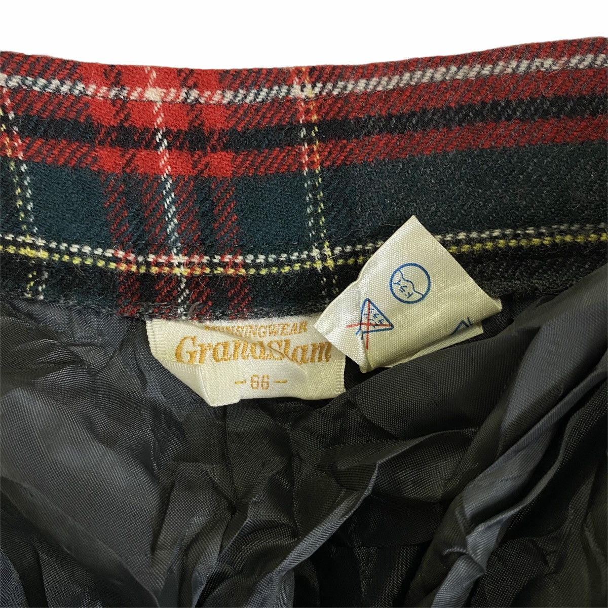 Grand Slam × Vintage Vintage MUNSINGWEAR GRANDSLAM Tartan Wool Casual Pants Size US 26 / EU 42 - 9 Thumbnail