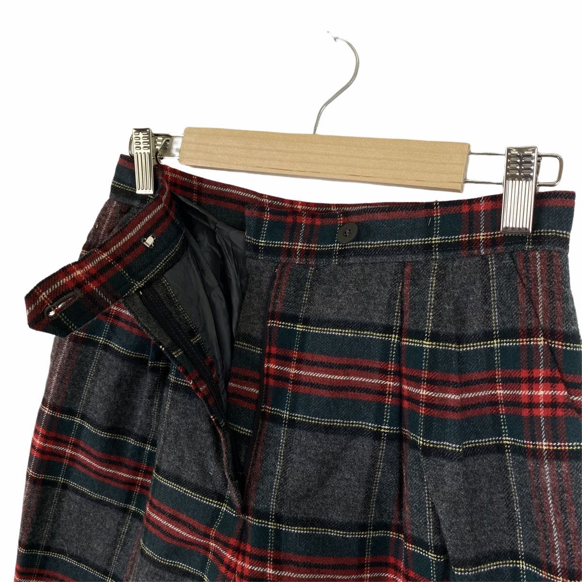 Grand Slam × Vintage Vintage MUNSINGWEAR GRANDSLAM Tartan Wool Casual Pants Size US 26 / EU 42 - 7 Thumbnail