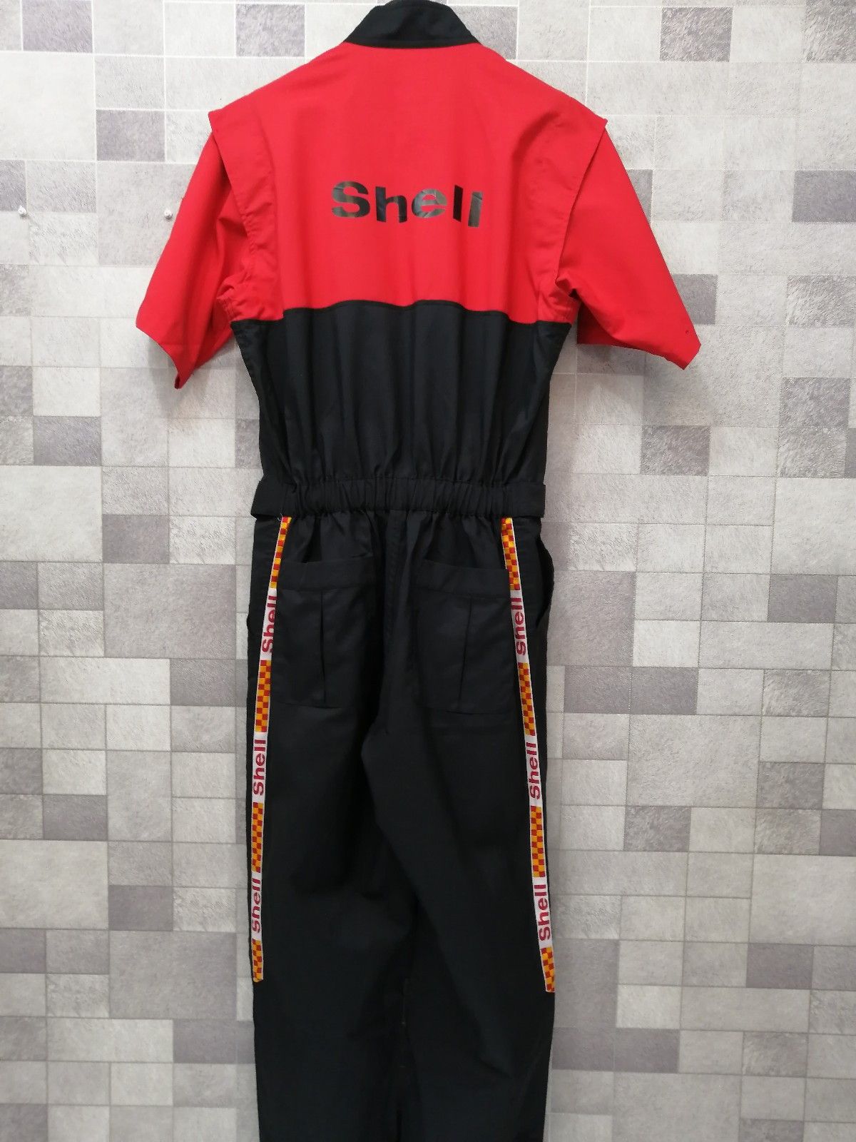 Ferrari Shell Pit Crew Vtg Scuderia Ferrarri Partnership Coverall Size US 33 - 8 Thumbnail