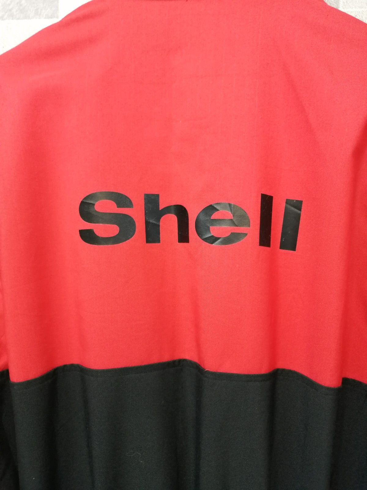 Ferrari Shell Pit Crew Vtg Scuderia Ferrarri Partnership Coverall Size US 33 - 9 Thumbnail