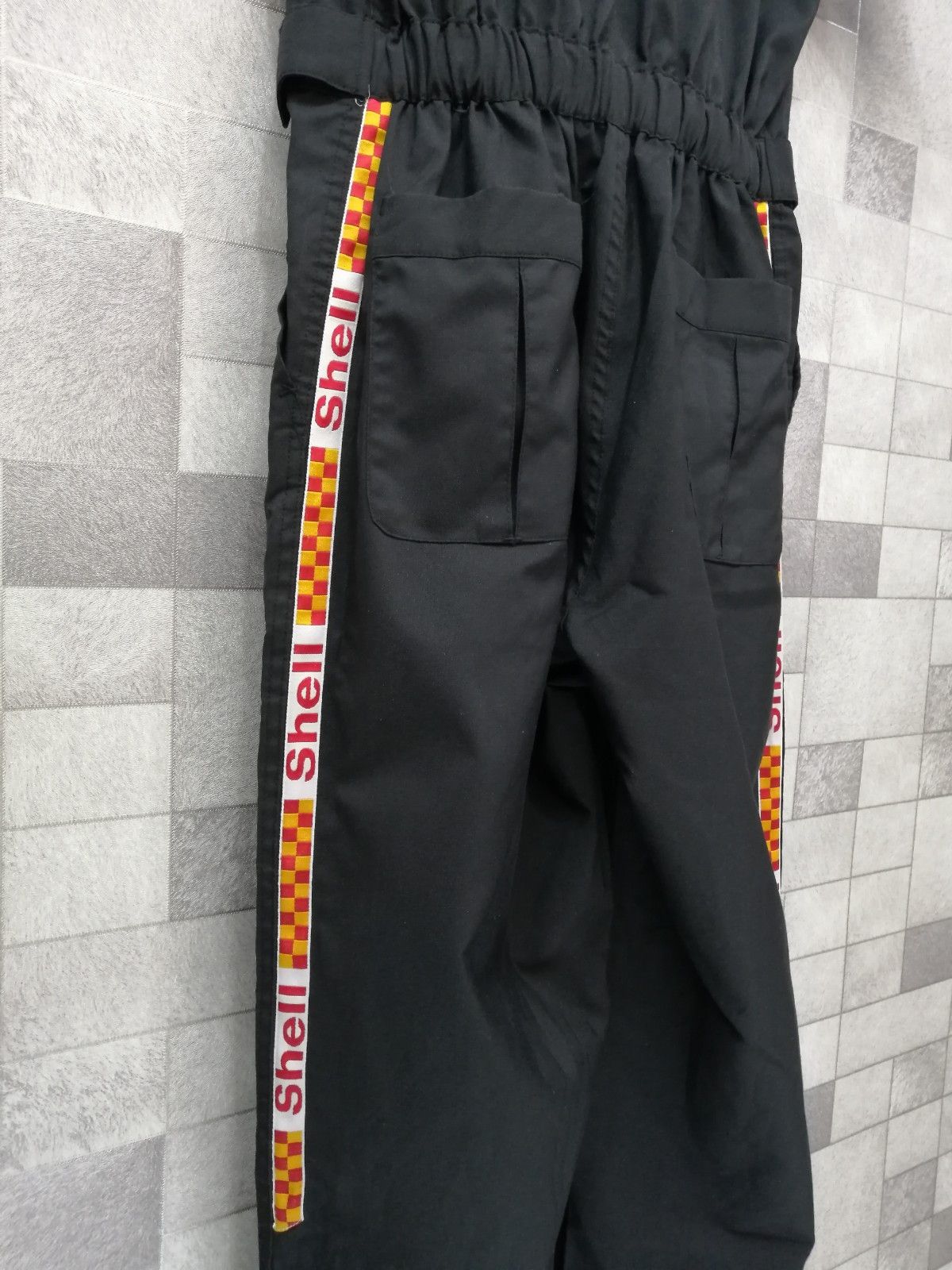Ferrari Shell Pit Crew Vtg Scuderia Ferrarri Partnership Coverall Size US 33 - 11 Thumbnail