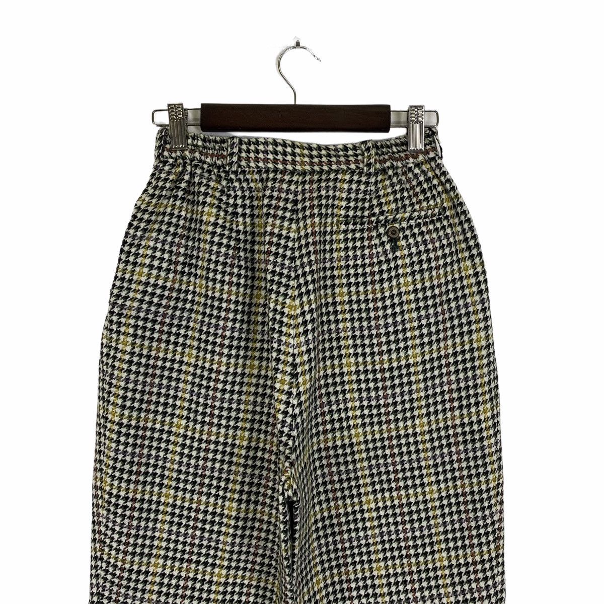 Burberry × Vintage Vintage BURBERRYS Checkered Tartan Wool Casual Pants Size 23" - 6 Thumbnail