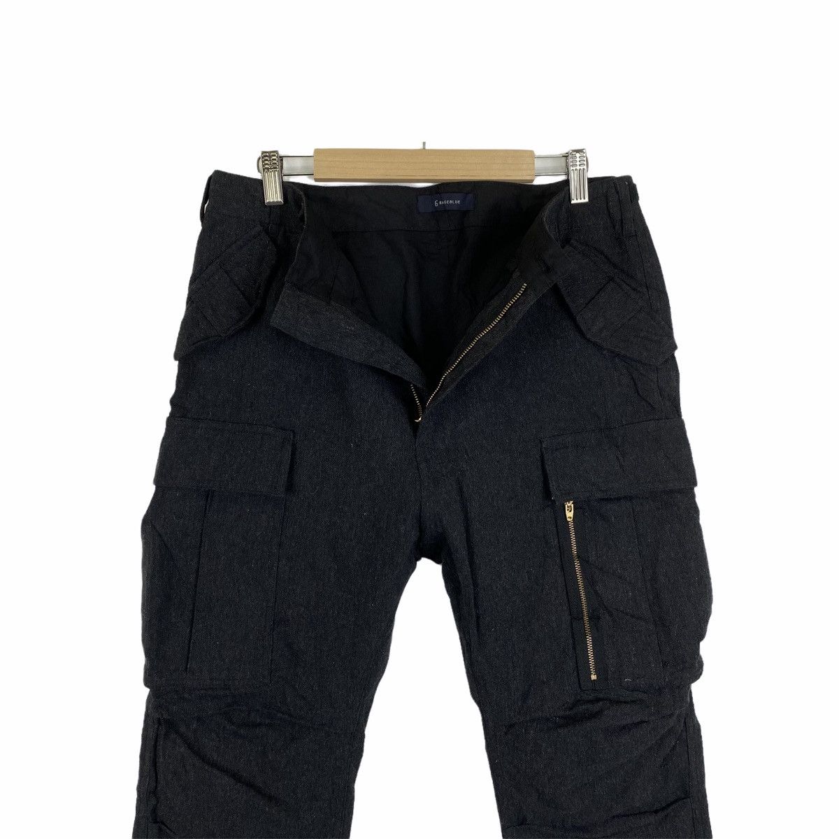 Japanese Brand × RAGEBLUE RAGEBLUE Japanese Brand Casual Wool Cargo Pants Size US 32 / EU 48 - 5 Thumbnail