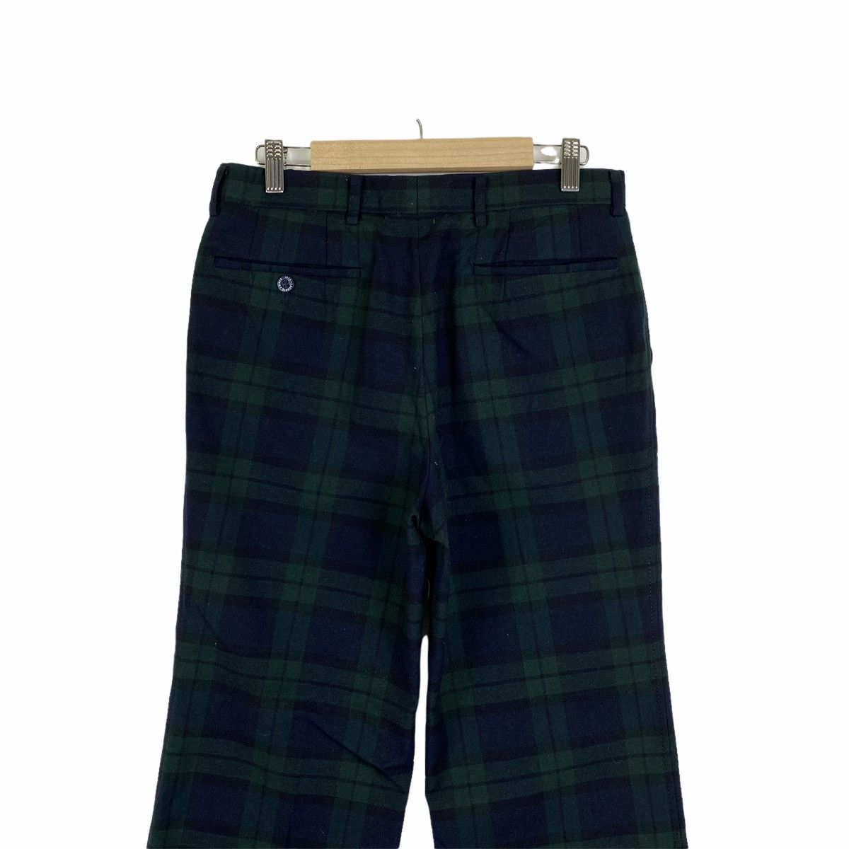 Lacoste × Vintage Vintage CHEMISE LACOSTE Checkered Tartan Casual Pants Size 28" / US 6 / IT 42 - 6 Thumbnail