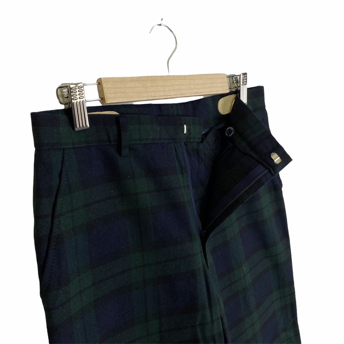 Lacoste × Vintage Vintage CHEMISE LACOSTE Checkered Tartan Casual Pants Size 28" / US 6 / IT 42 - 7 Thumbnail