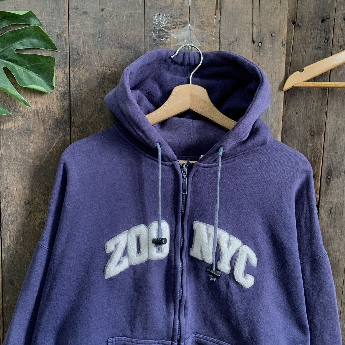 Vintage × Zoo York Vintage Zoo NYC Zipper Hoodie Size US L / EU 52-54 / 3 - 3 Thumbnail