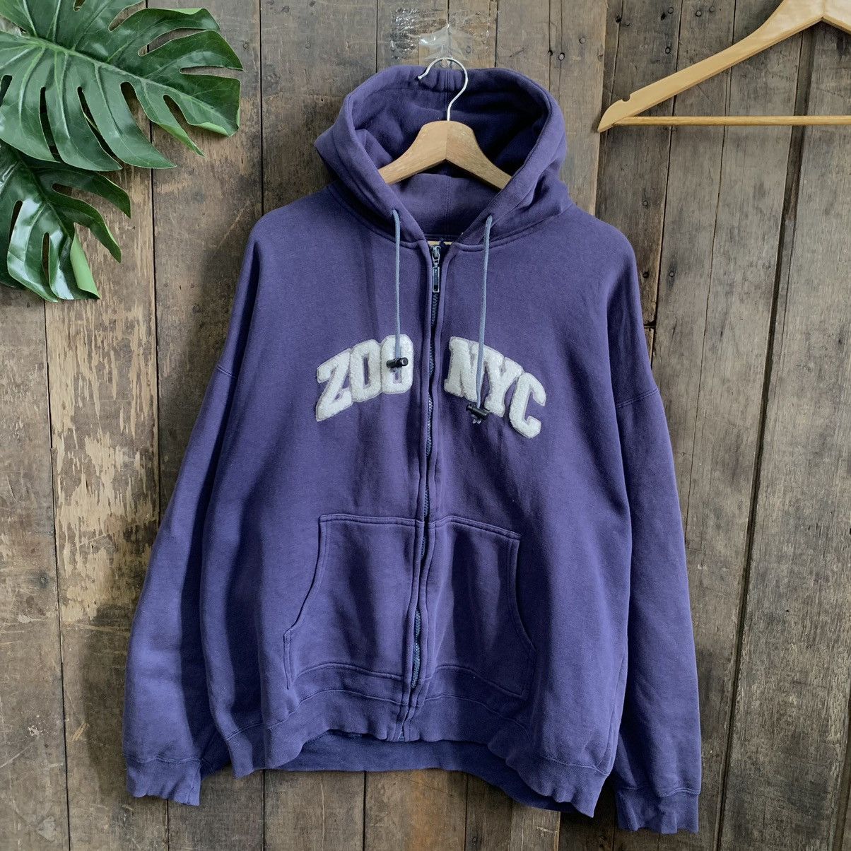Vintage × Zoo York Vintage Zoo NYC Zipper Hoodie Size US L / EU 52-54 / 3 - 1 Thumbnail